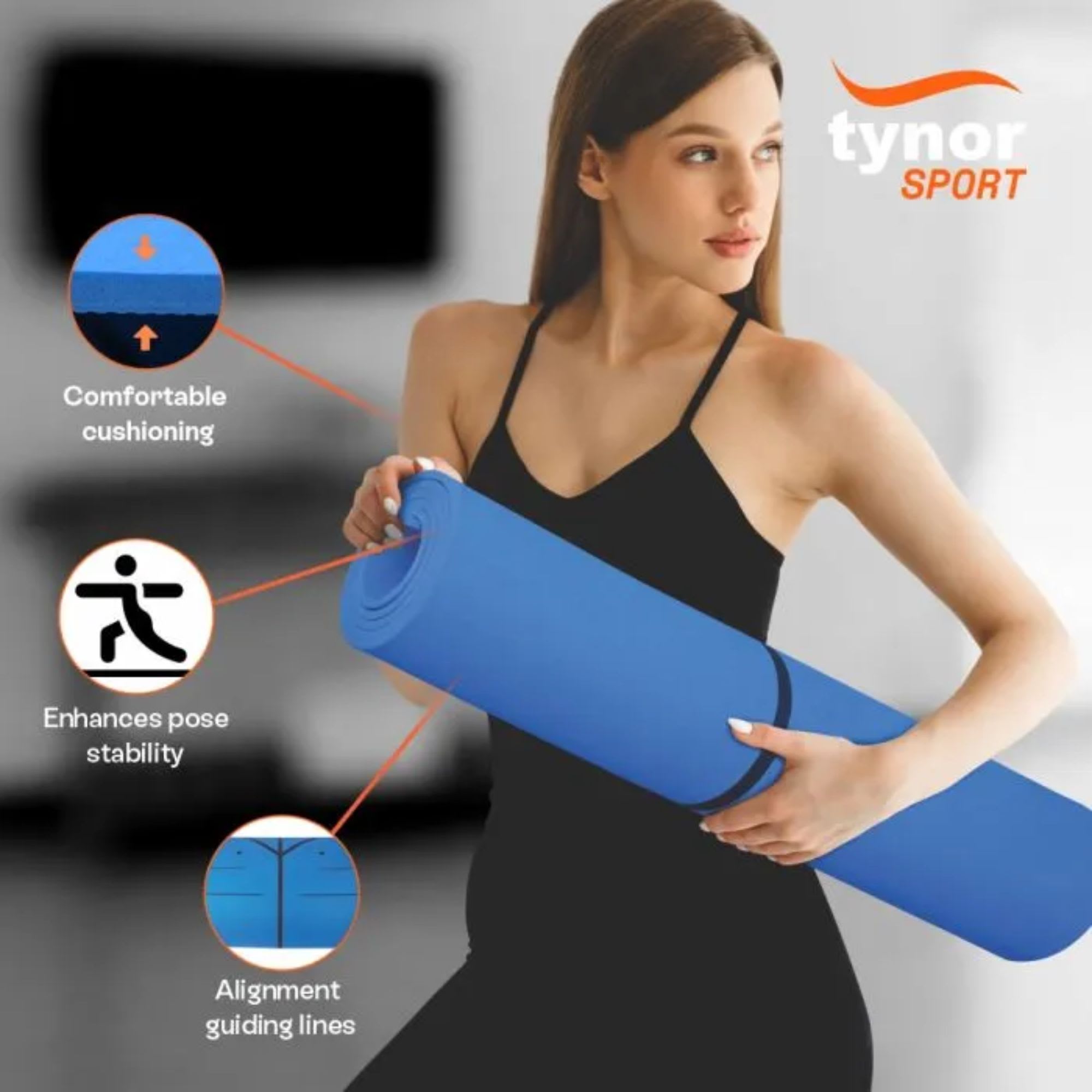 Tynor 6mm Eva Yoga Mat - Image 3