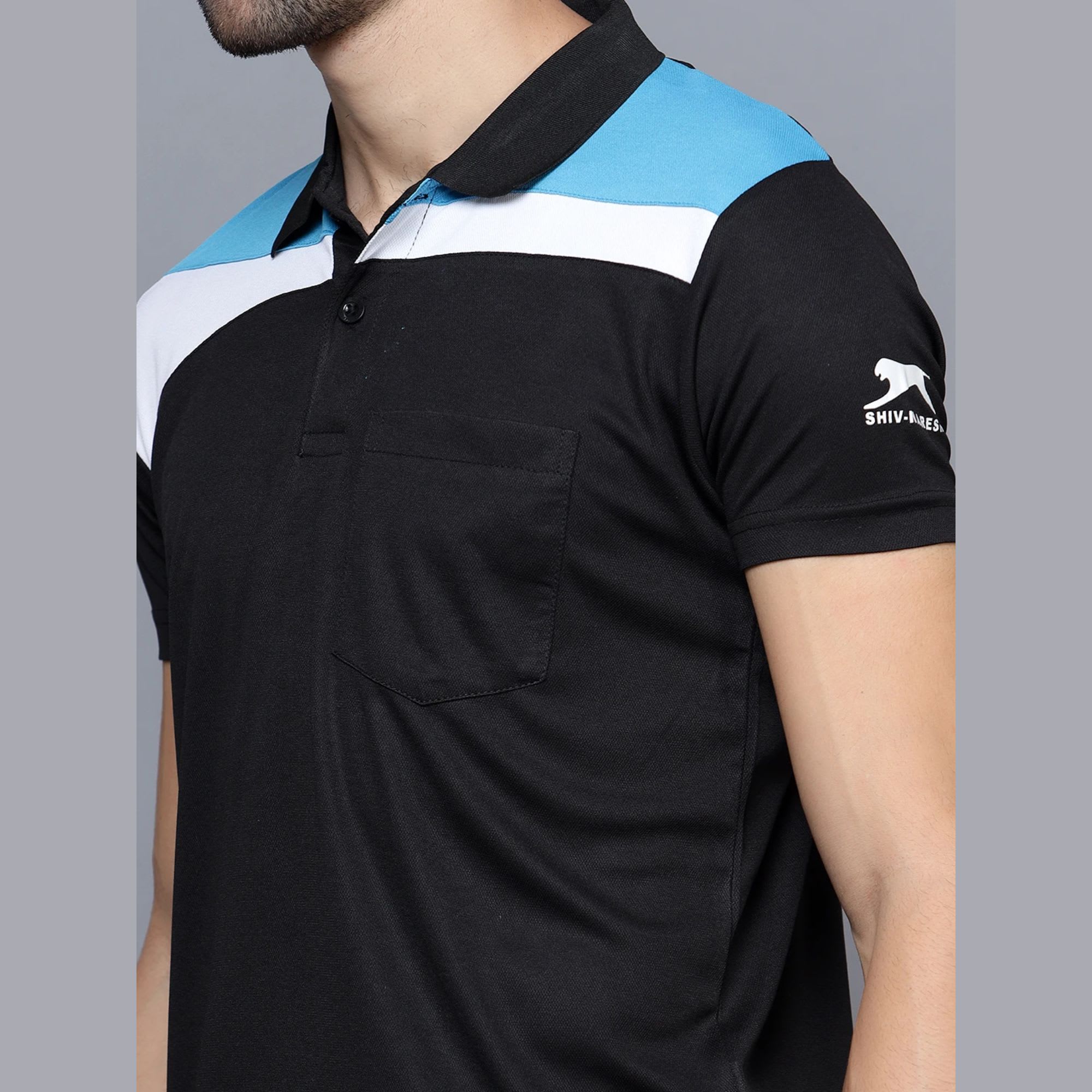 Shiv Naresh Core Polo Neck Regular Fit T Shirts - Image 2