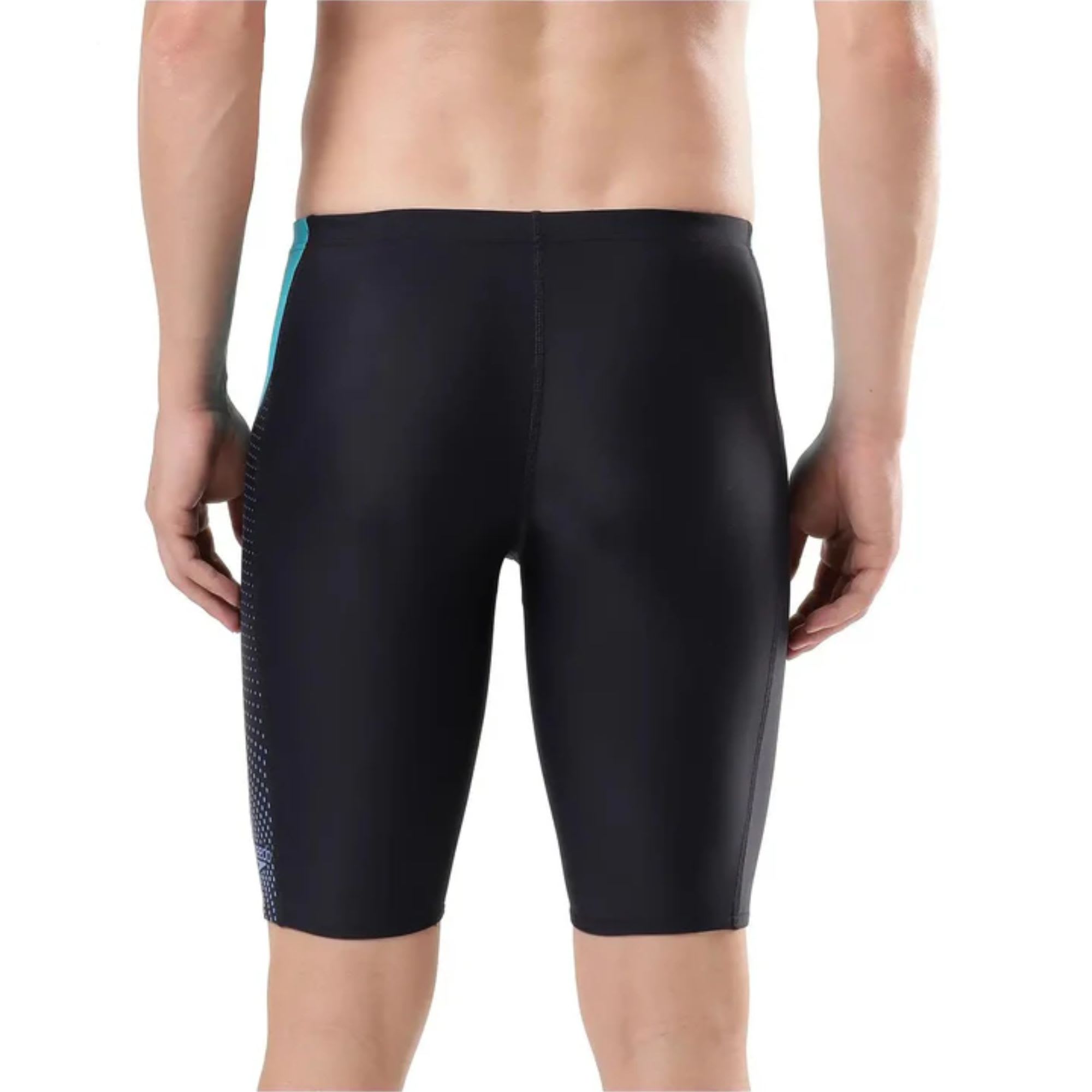 Speedo Men's Endurance 10 True Navy & Aquarium Dive Jammer - Image 2