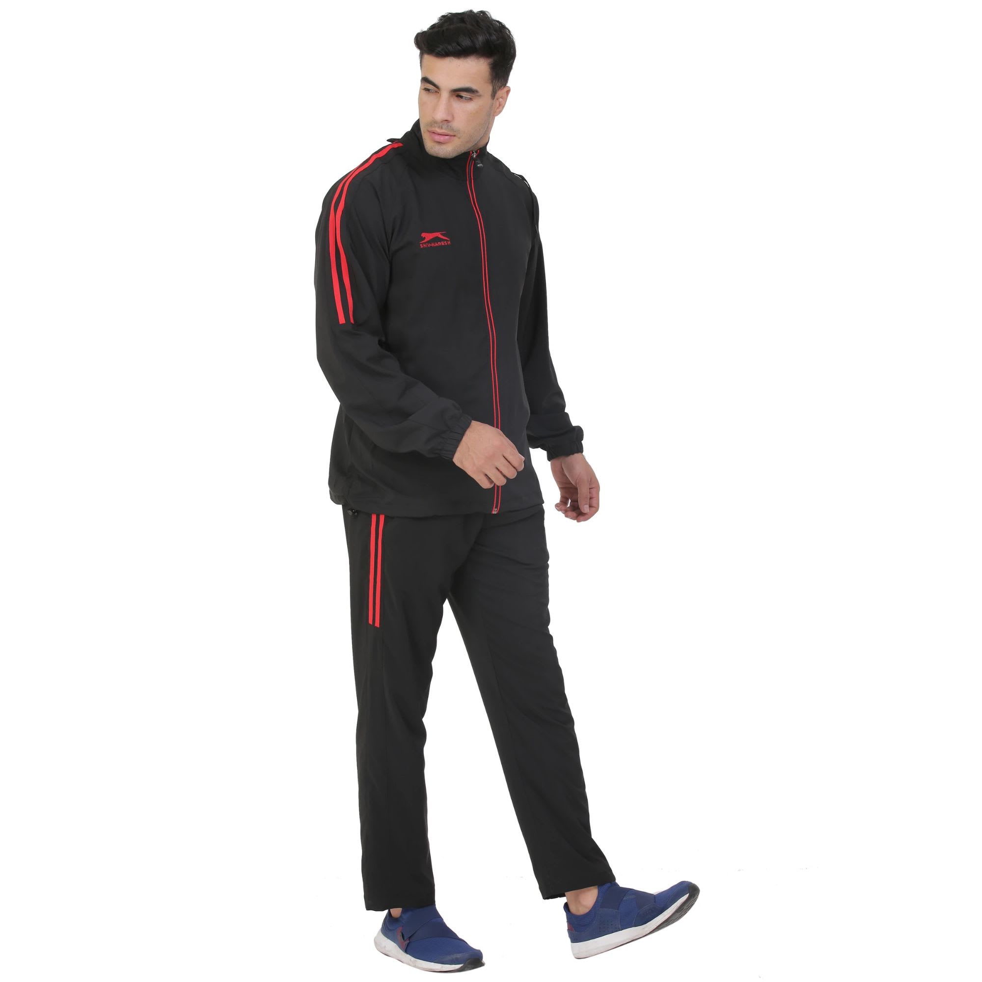 Shiv Naresh 478A T.Z Black/Red Tracksuit