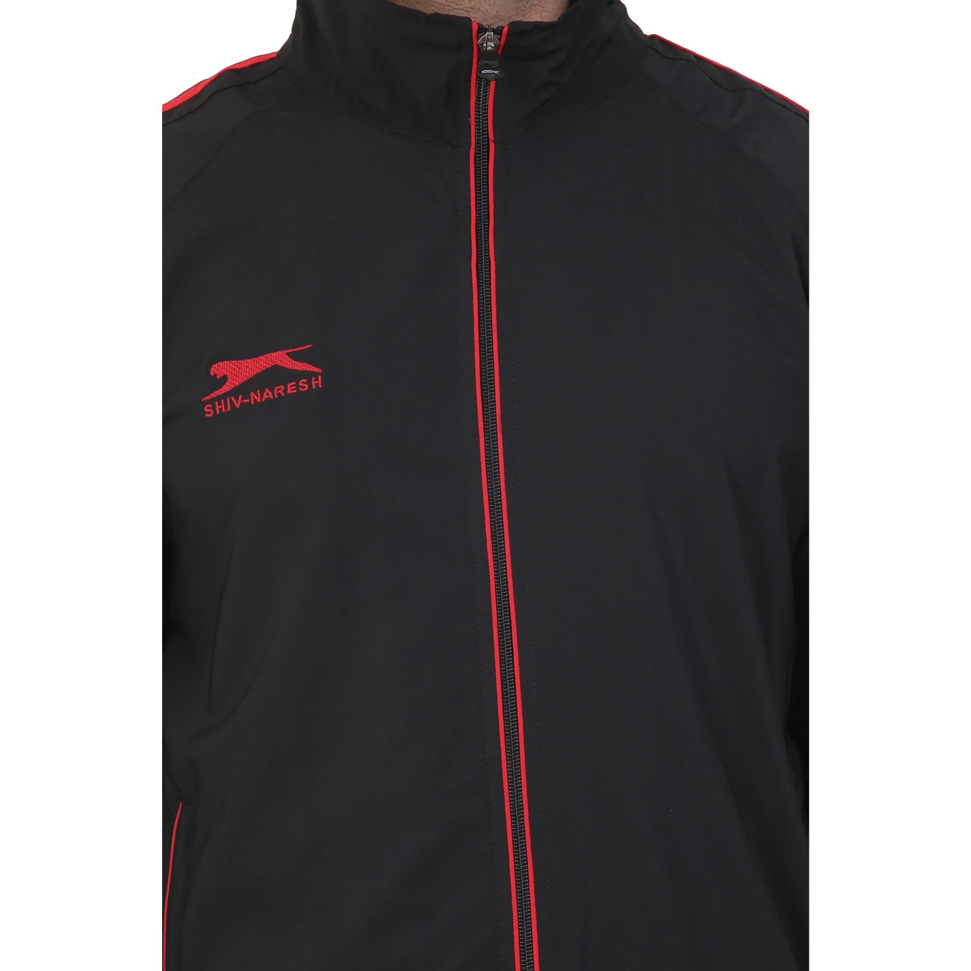 Shiv Naresh 478A T.Z Black/Red Tracksuit - Image 2