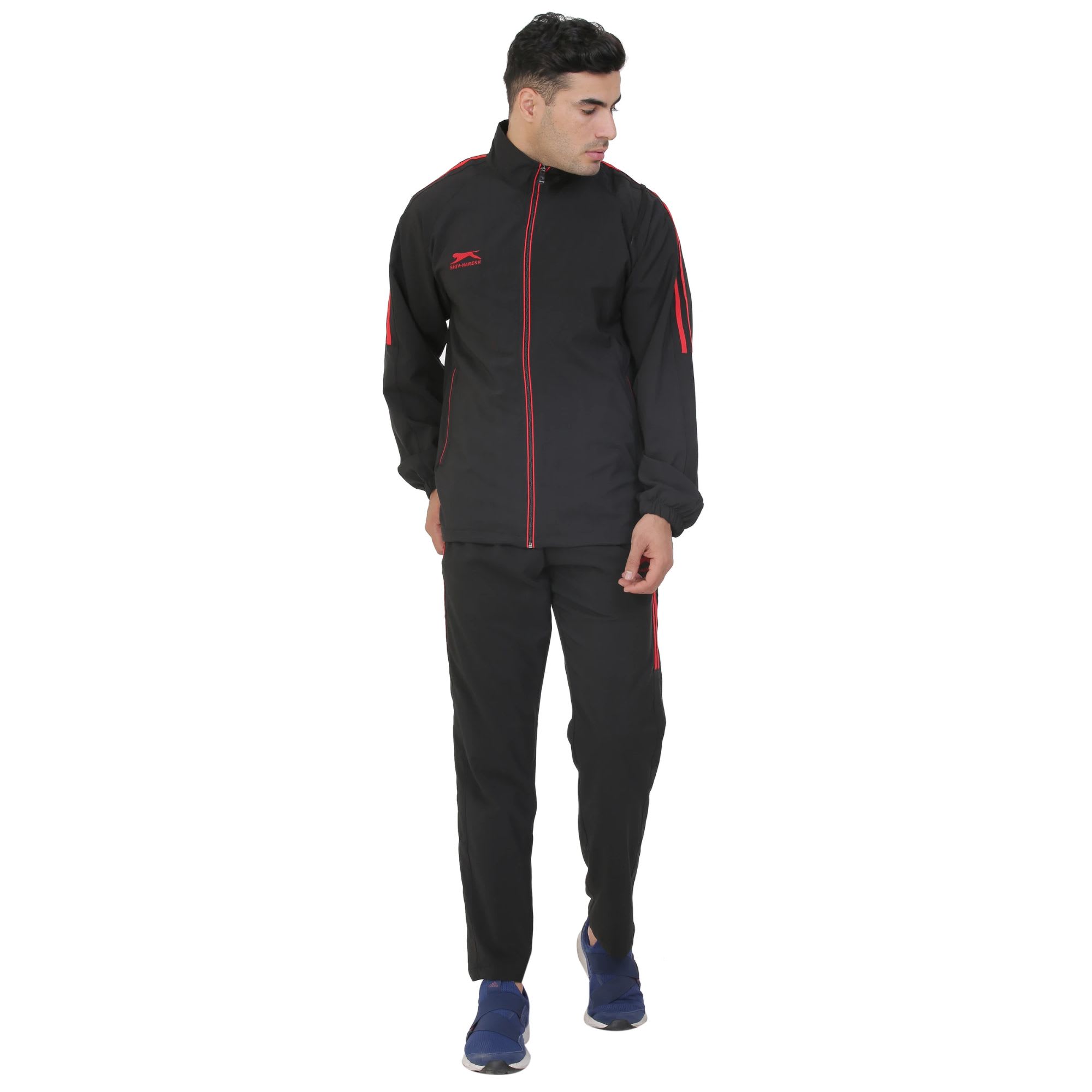 Shiv Naresh 478A T.Z Black/Red Tracksuit - Image 3
