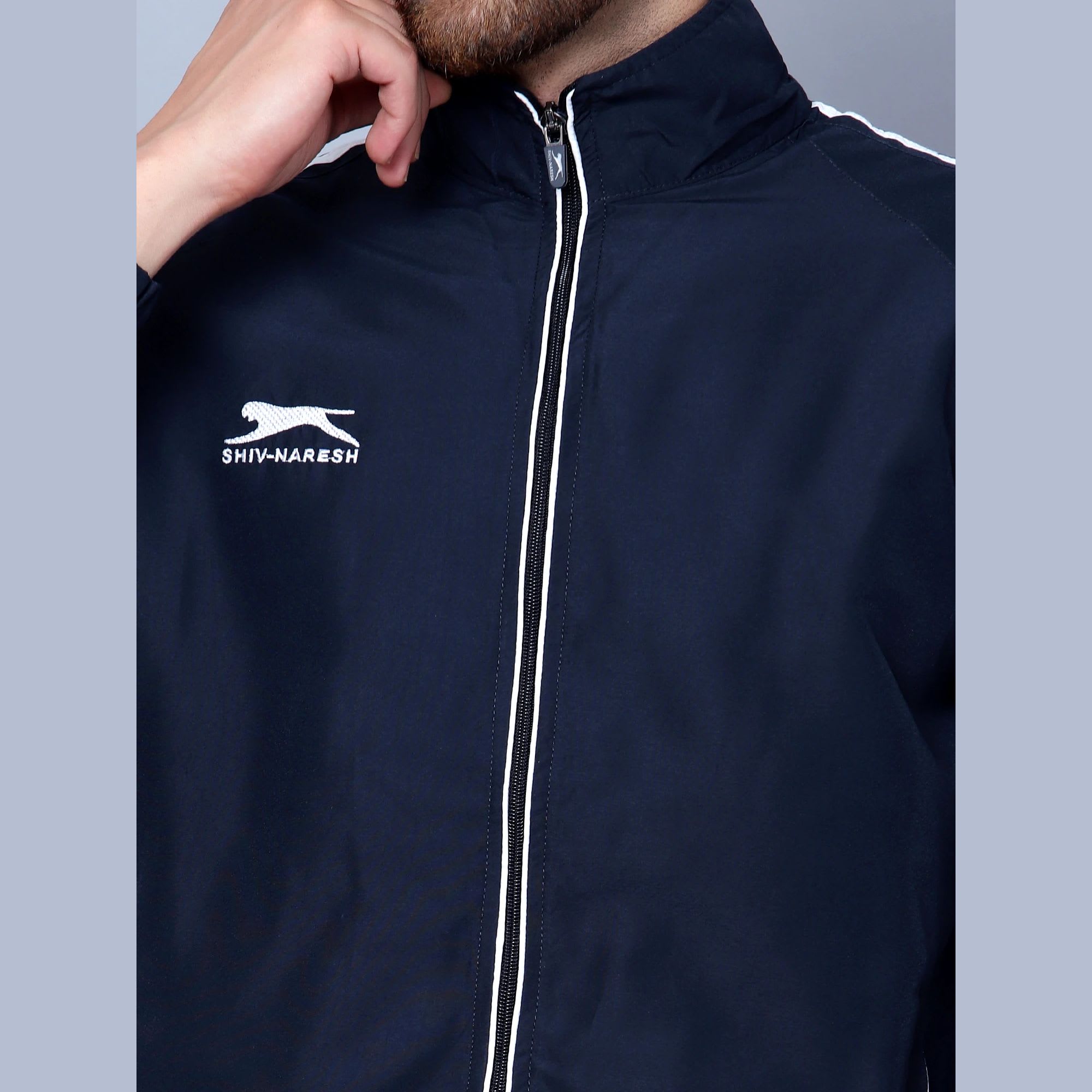 Shiv Naresh 478A T.Z Navy/White Tracksuit - Image 2