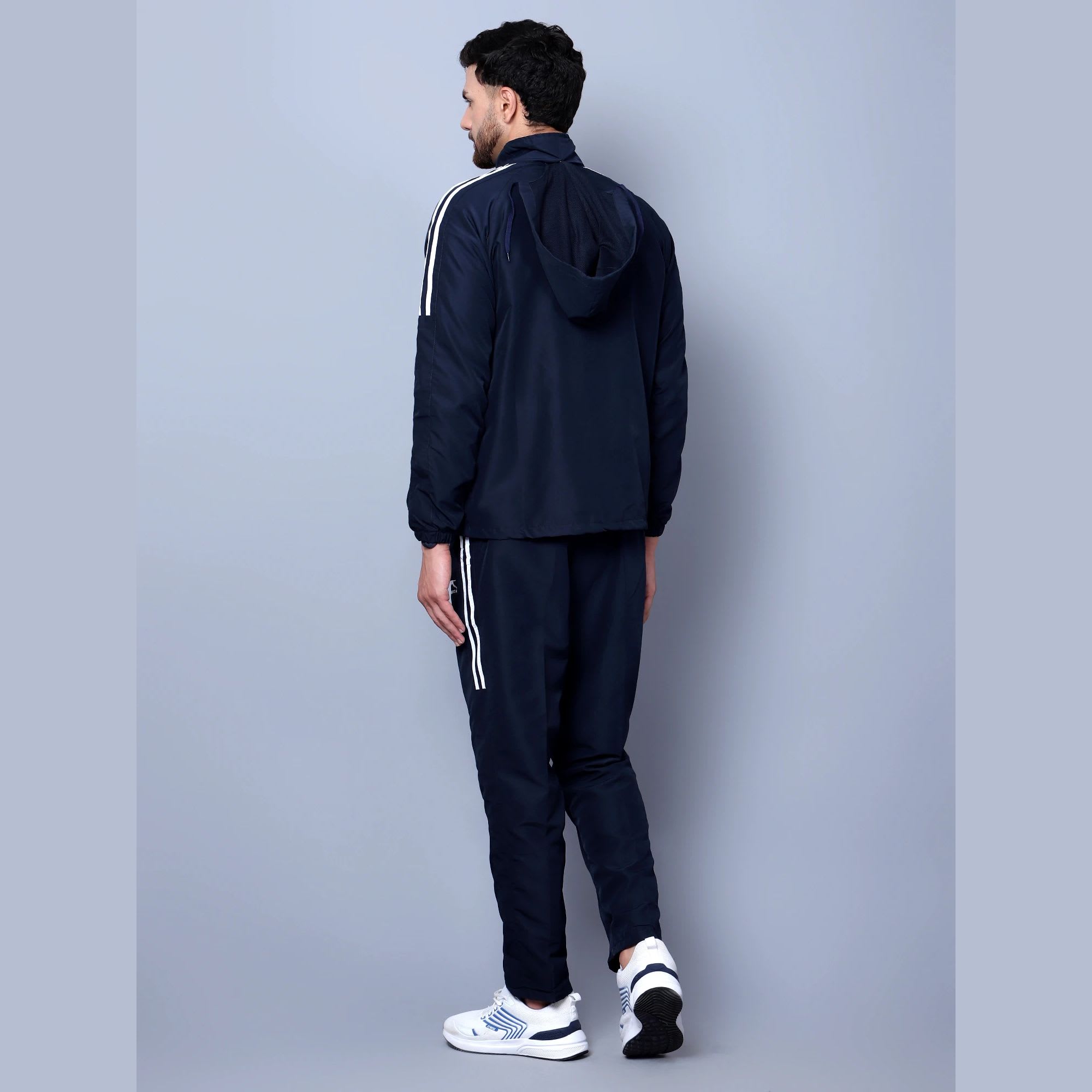 Shiv Naresh 478A T.Z Navy/White Tracksuit - Image 5