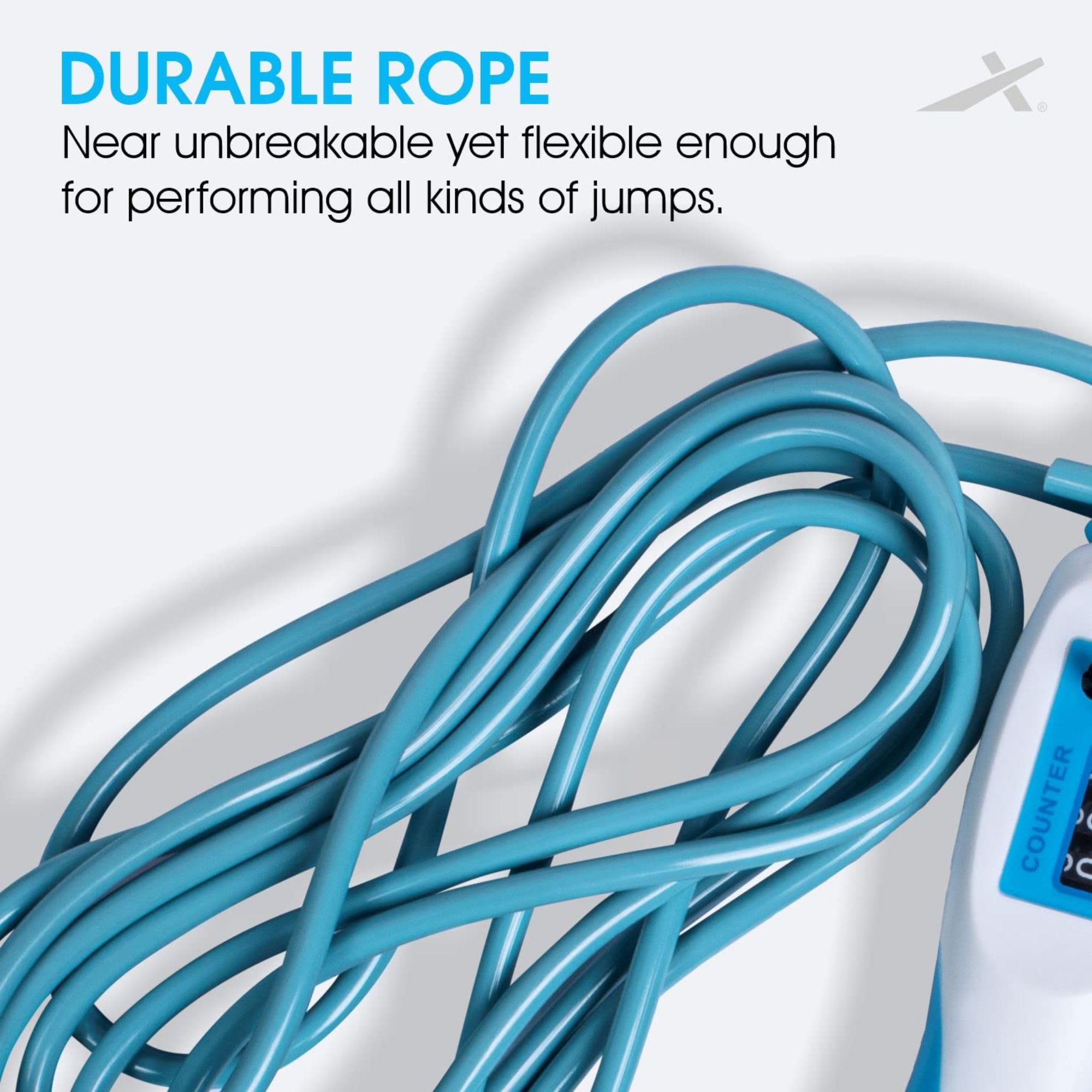 Vector X VX-720 Counter White-Blue Jump/Skipping Rope - Image 2