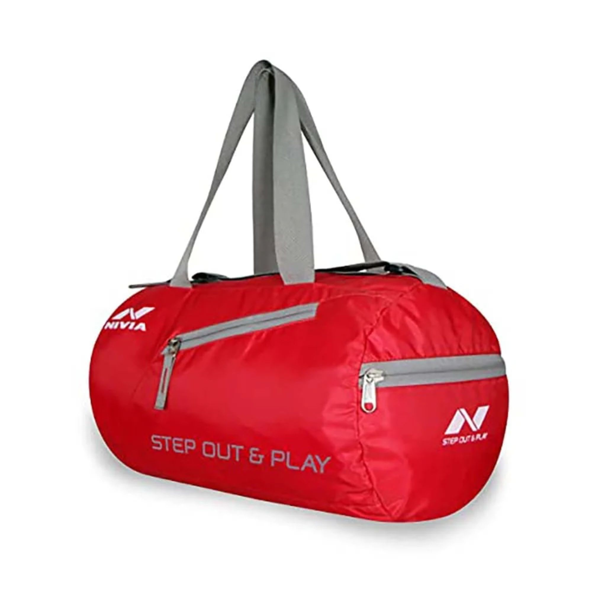 Nivia Deflate-01 Round Red Gym Bag