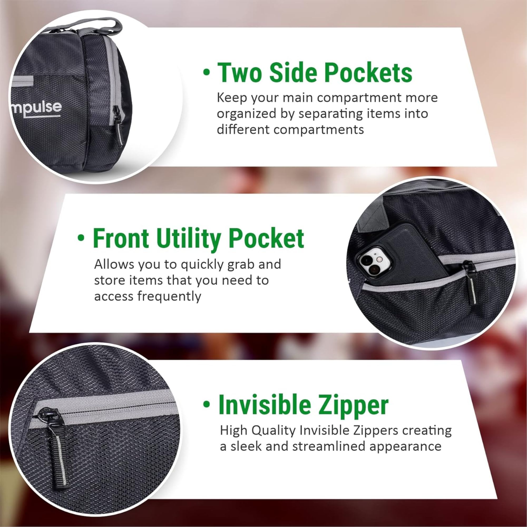 Vector X Impulse Gym/Sports Bag - Image 4