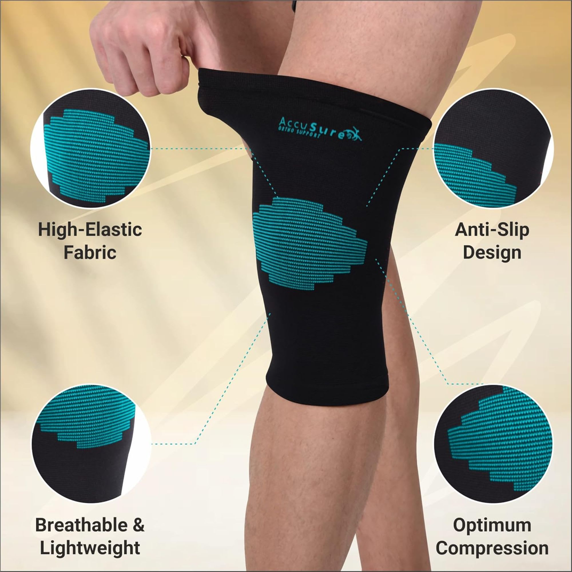 Accusure K-20 Knee Support - Image 3