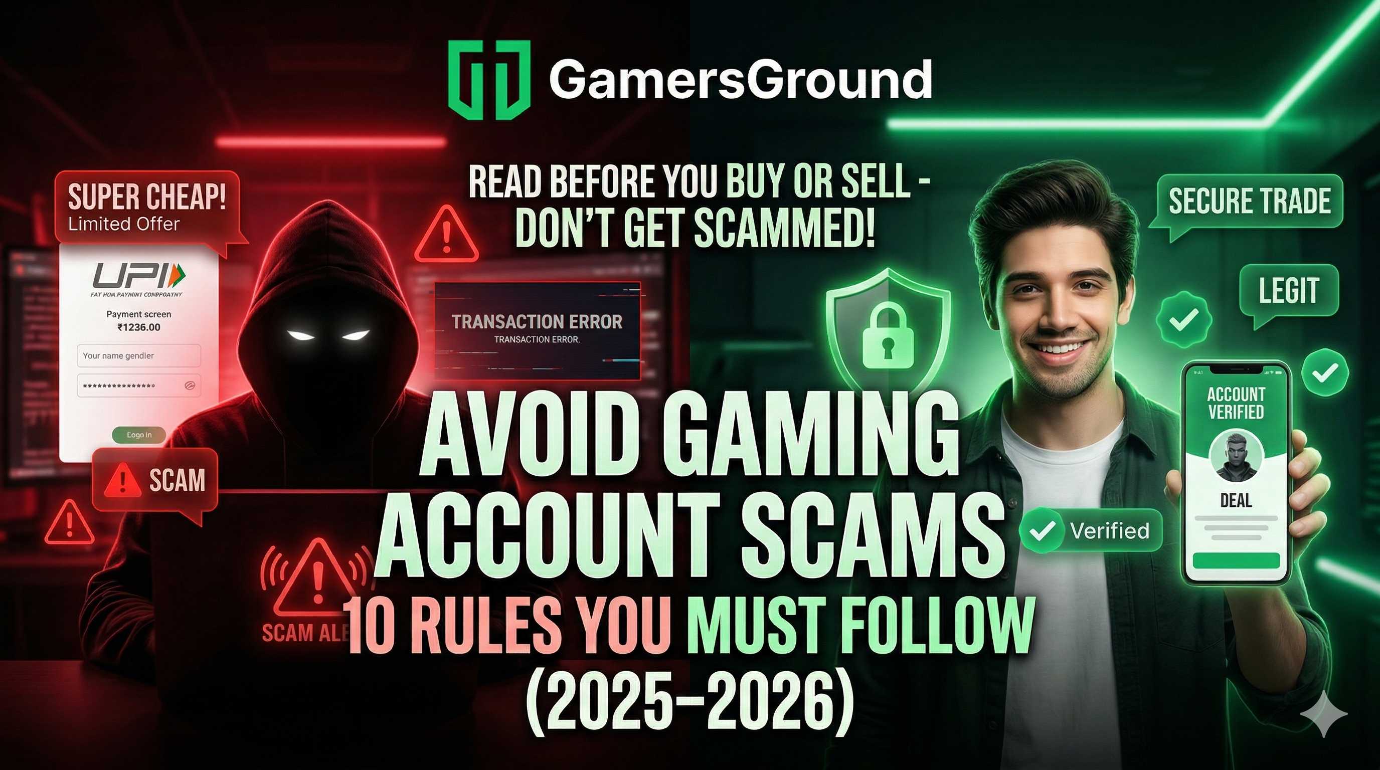 How to Avoid Gaming Account Scams in India: 10 Rules Every Gamer Must Follow (2025–2026)