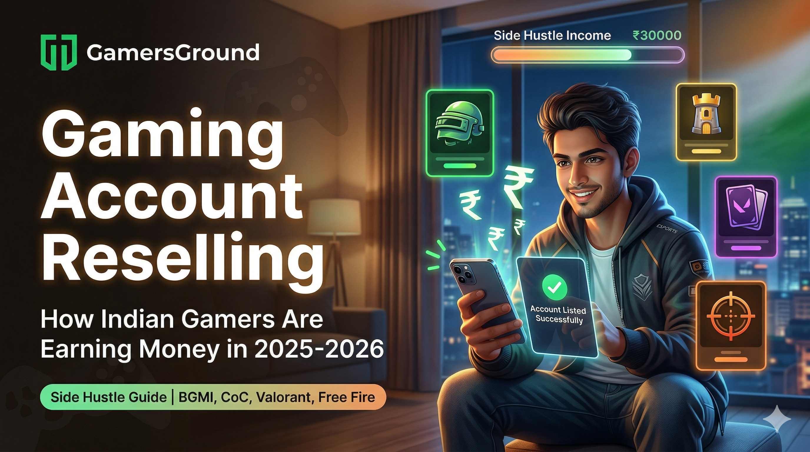 Gaming Account Reselling as a Side Hustle: How Indian Gamers Are Earning Money in 2025 and 2026