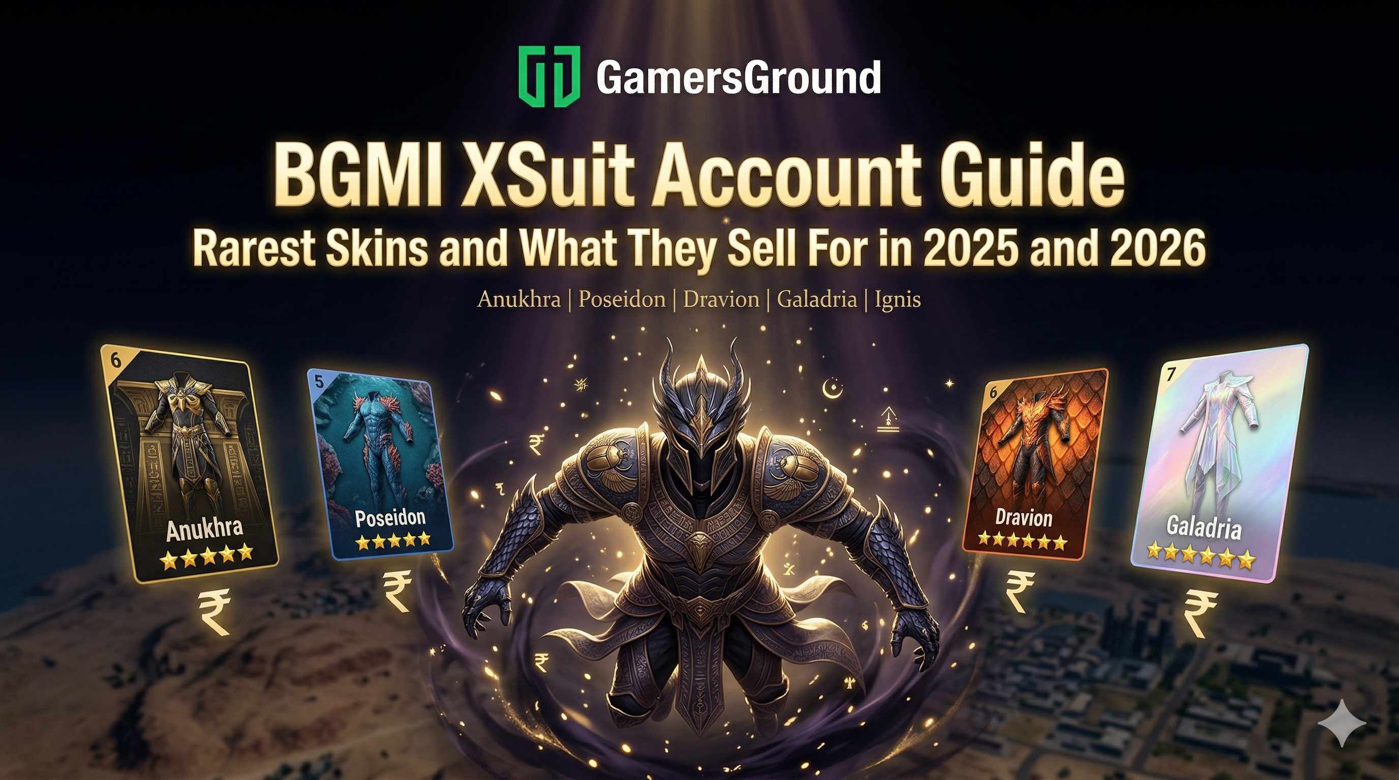 BGMI XSuit Account: Rarest Skins and What They Sell For in 2025 and 2026