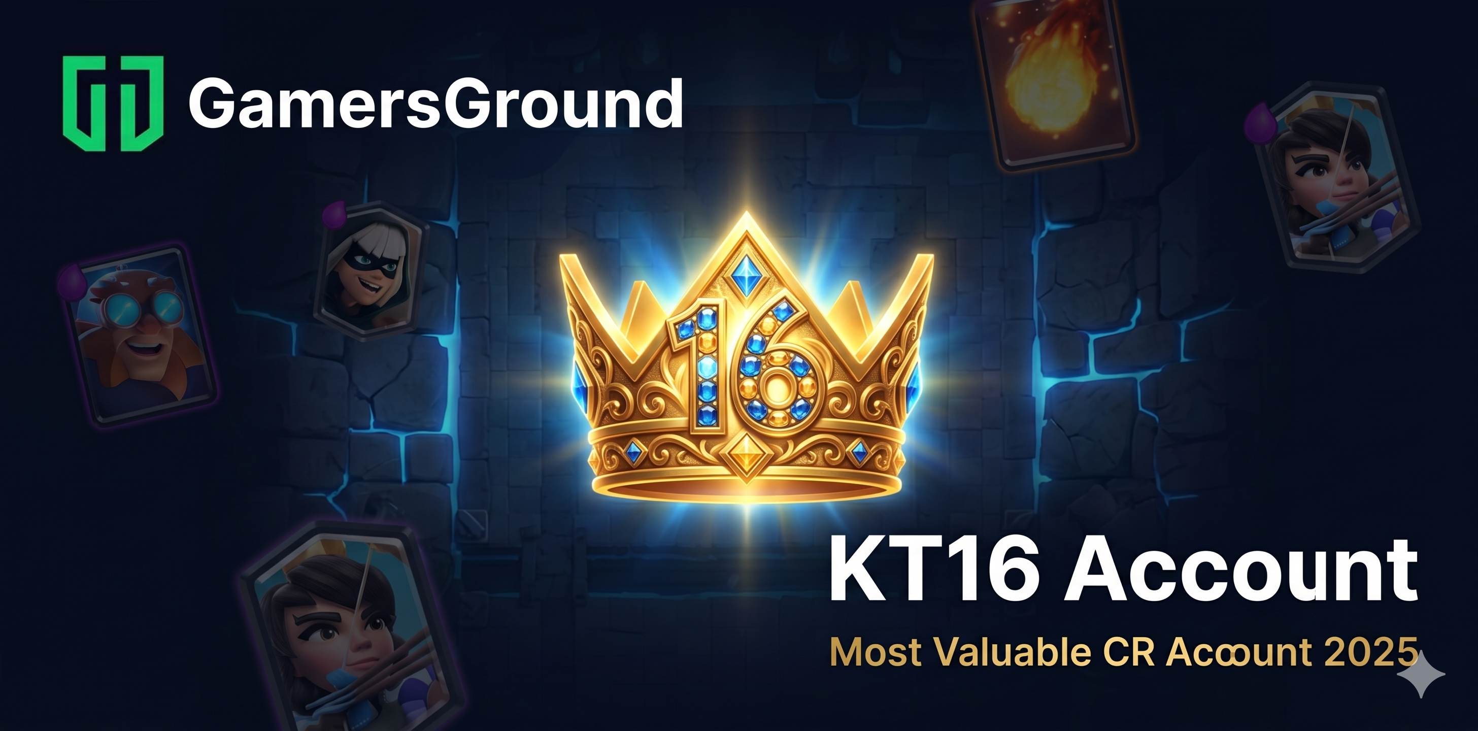 Clash Royale King Tower 16 Account: Why It Is the Most Valuable CR Account in 2025