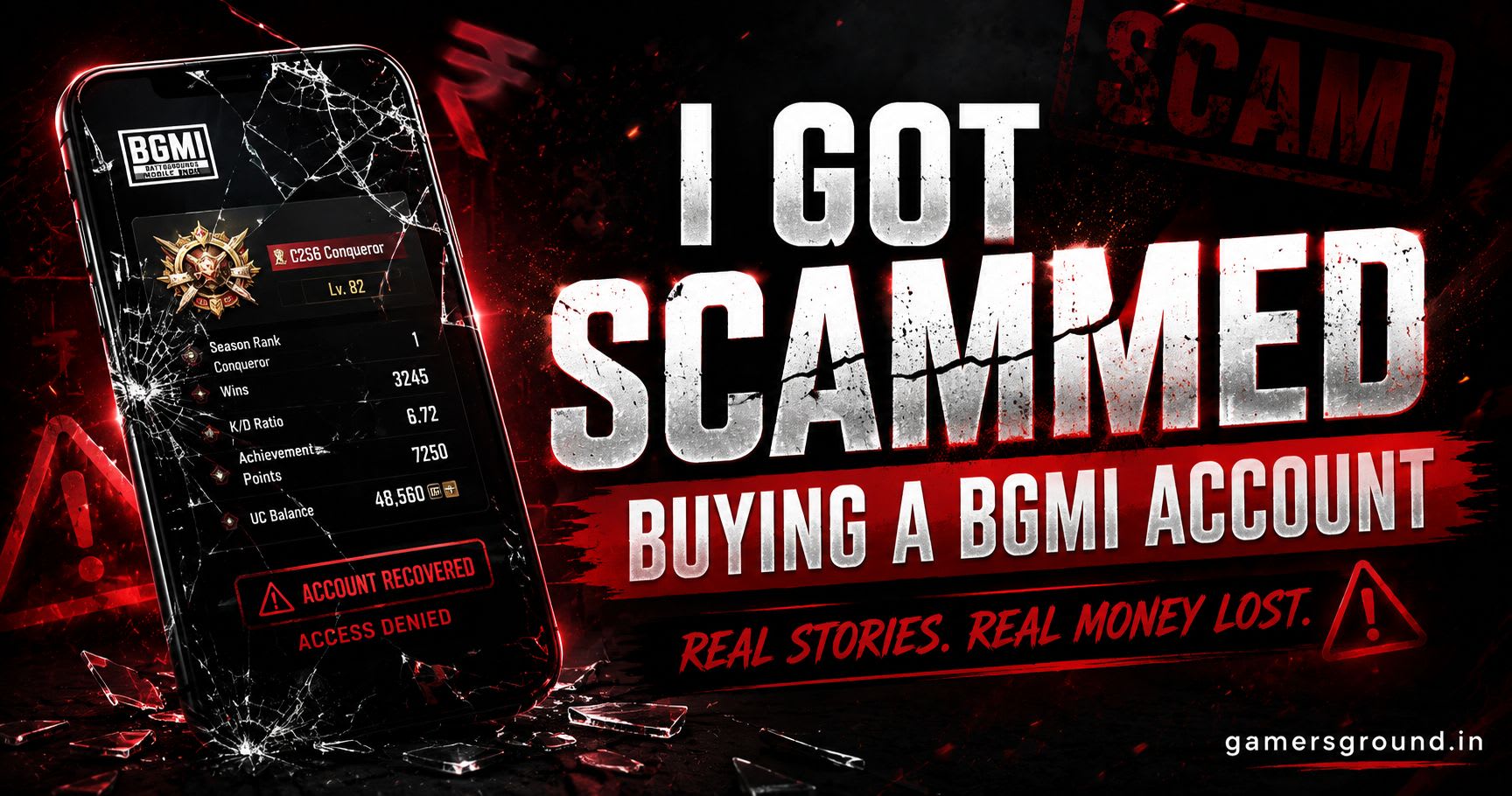I Got Scammed Buying a BGMI Account - Real Stories and What You Should Have Done Instead
