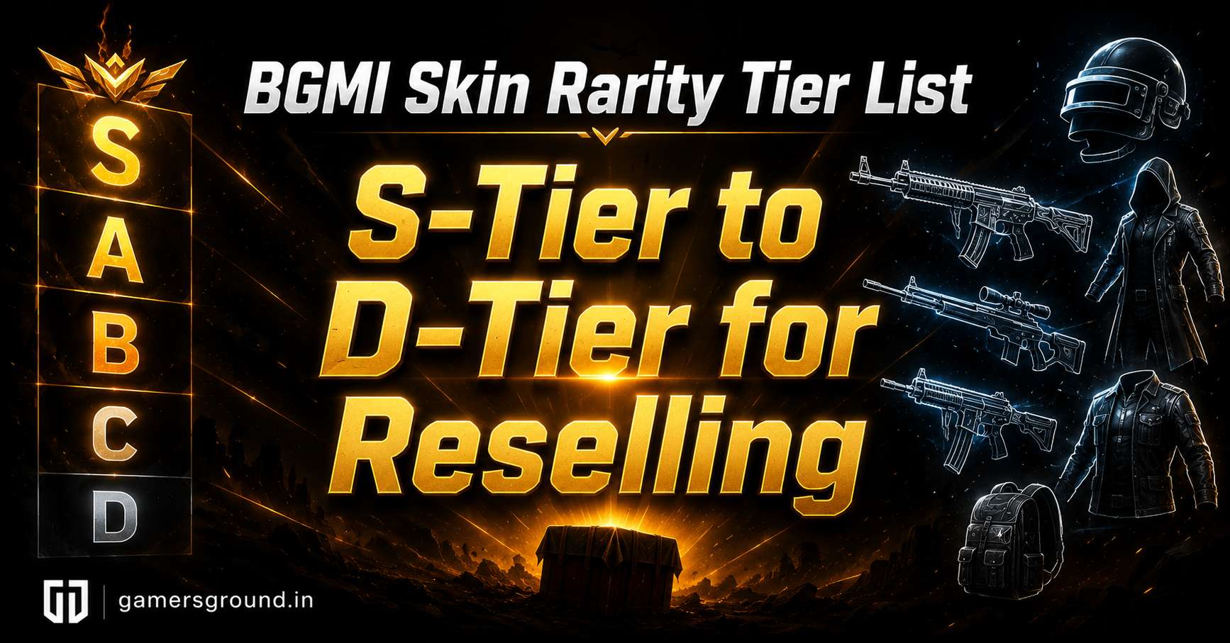 The Ultimate BGMI Skin Rarity Tier List: S-Tier to D-Tier for Account Reselling