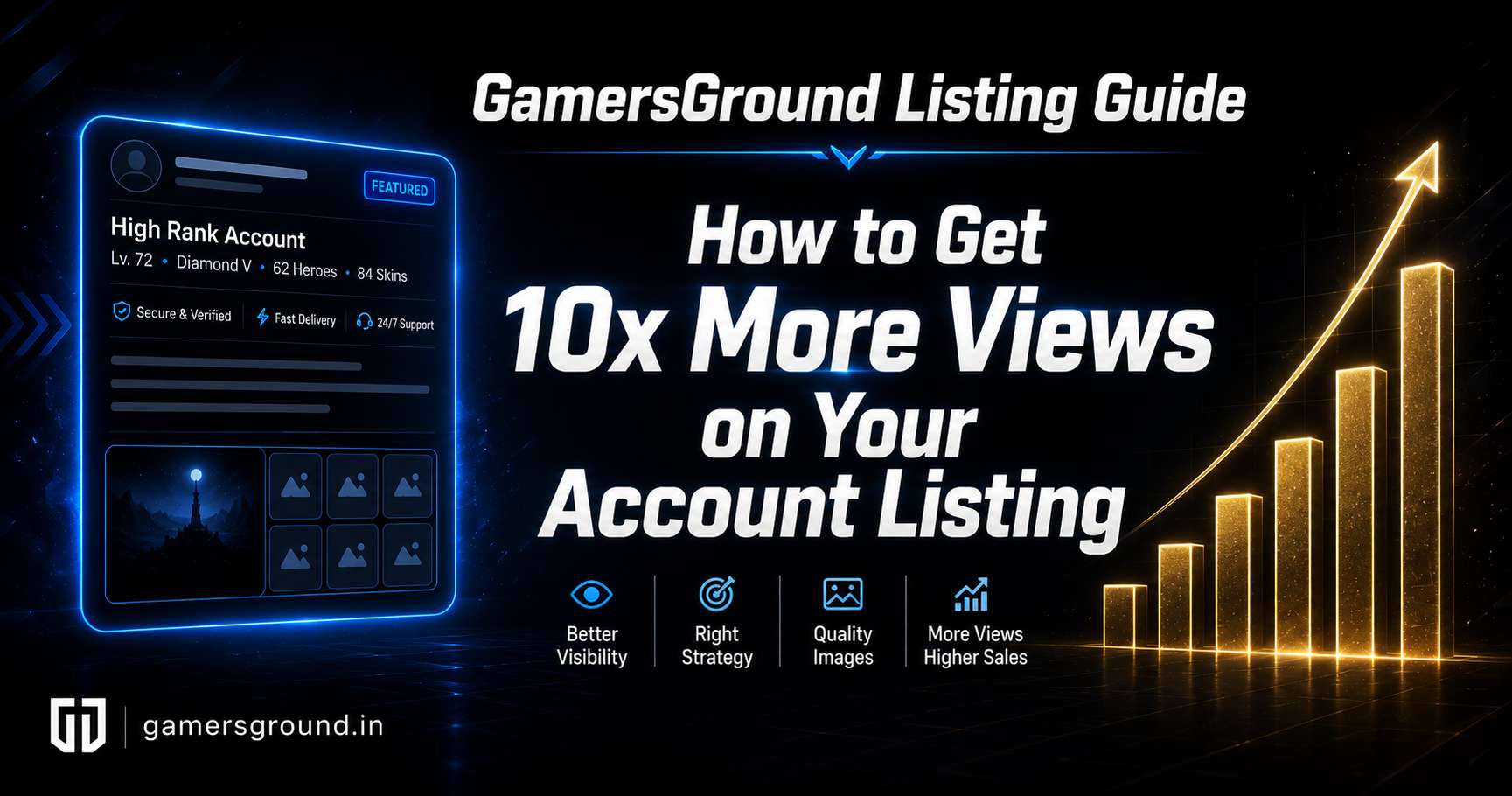 How to Write a Viral Gaming Account Listing That Gets 10x More Views on GamersGround