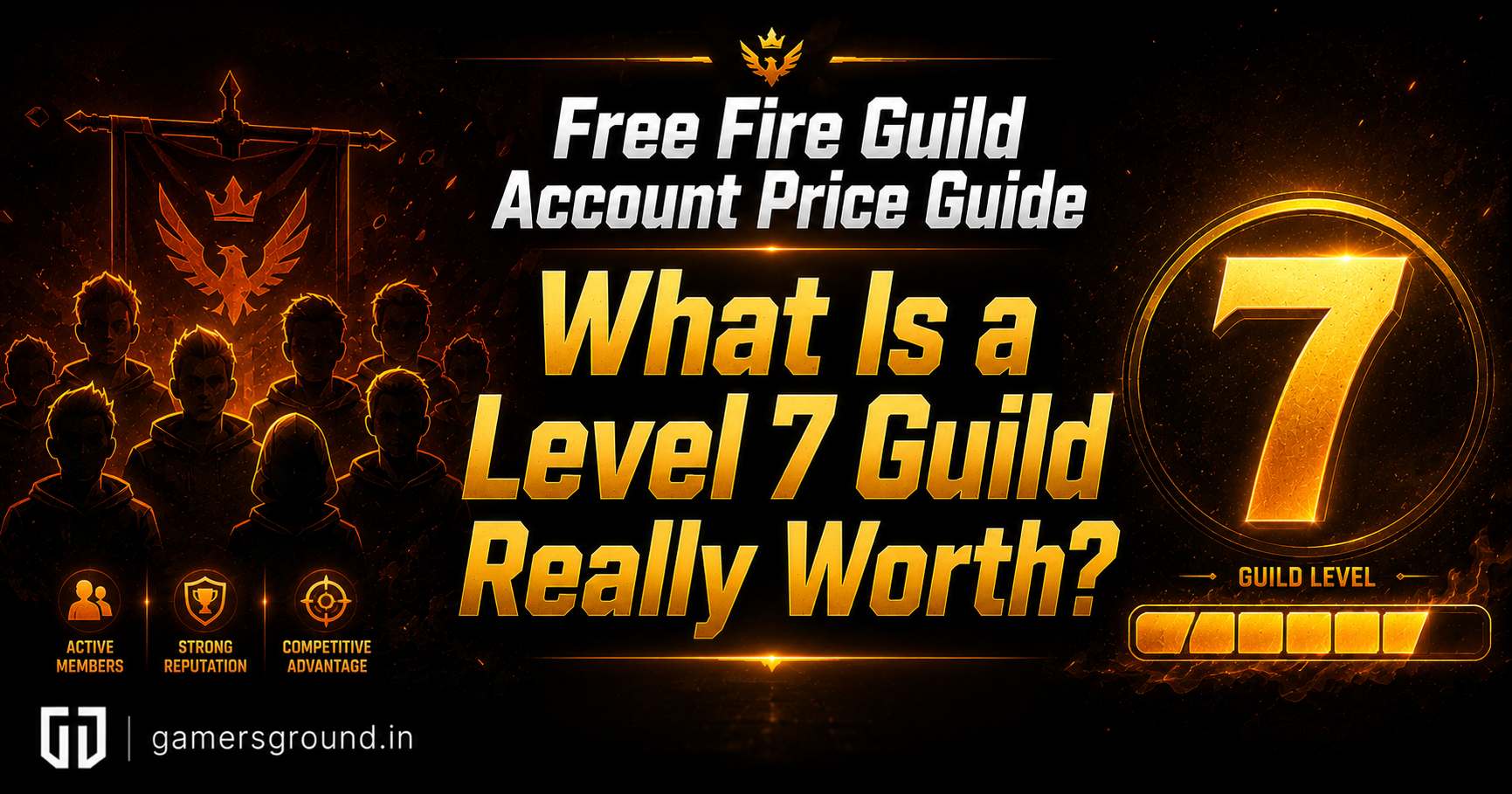 Free Fire Guild Account Price Guide: How Much Can a Level 7 Guild Account Sell For?