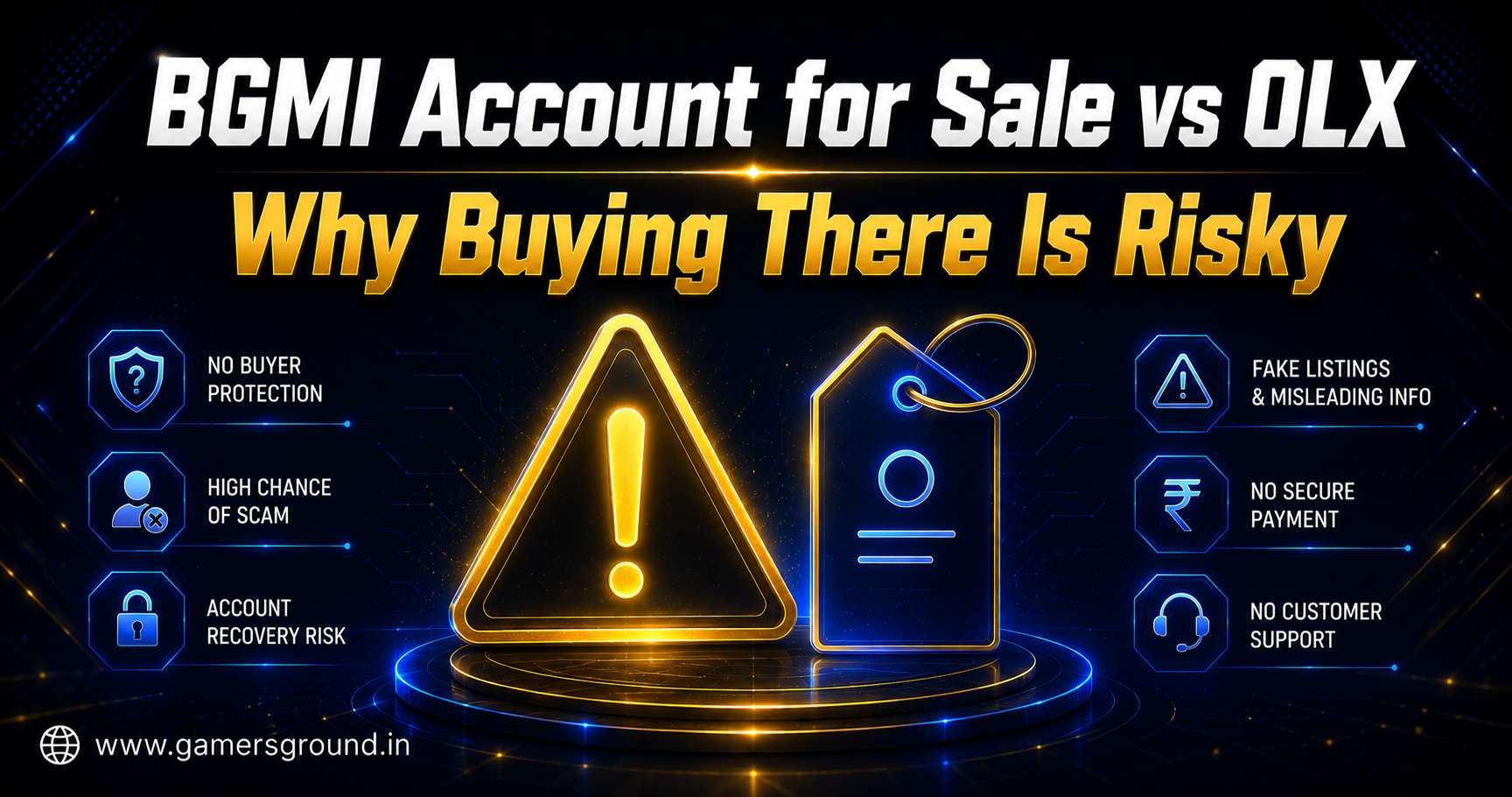 BGMI Account for Sale vs OLX: Why Buying There Is Risky