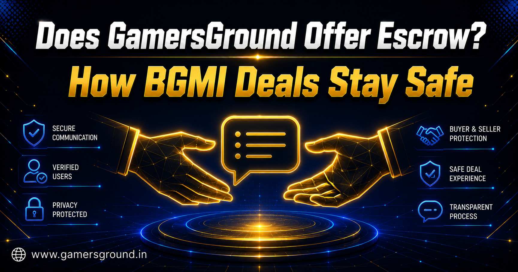 Does GamersGround Offer Escrow? How BGMI Deals Stay Safe Without One