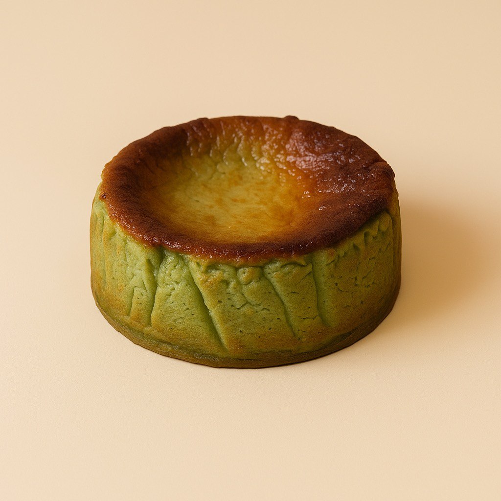 Pistachio Burnt Basque Cheesecake