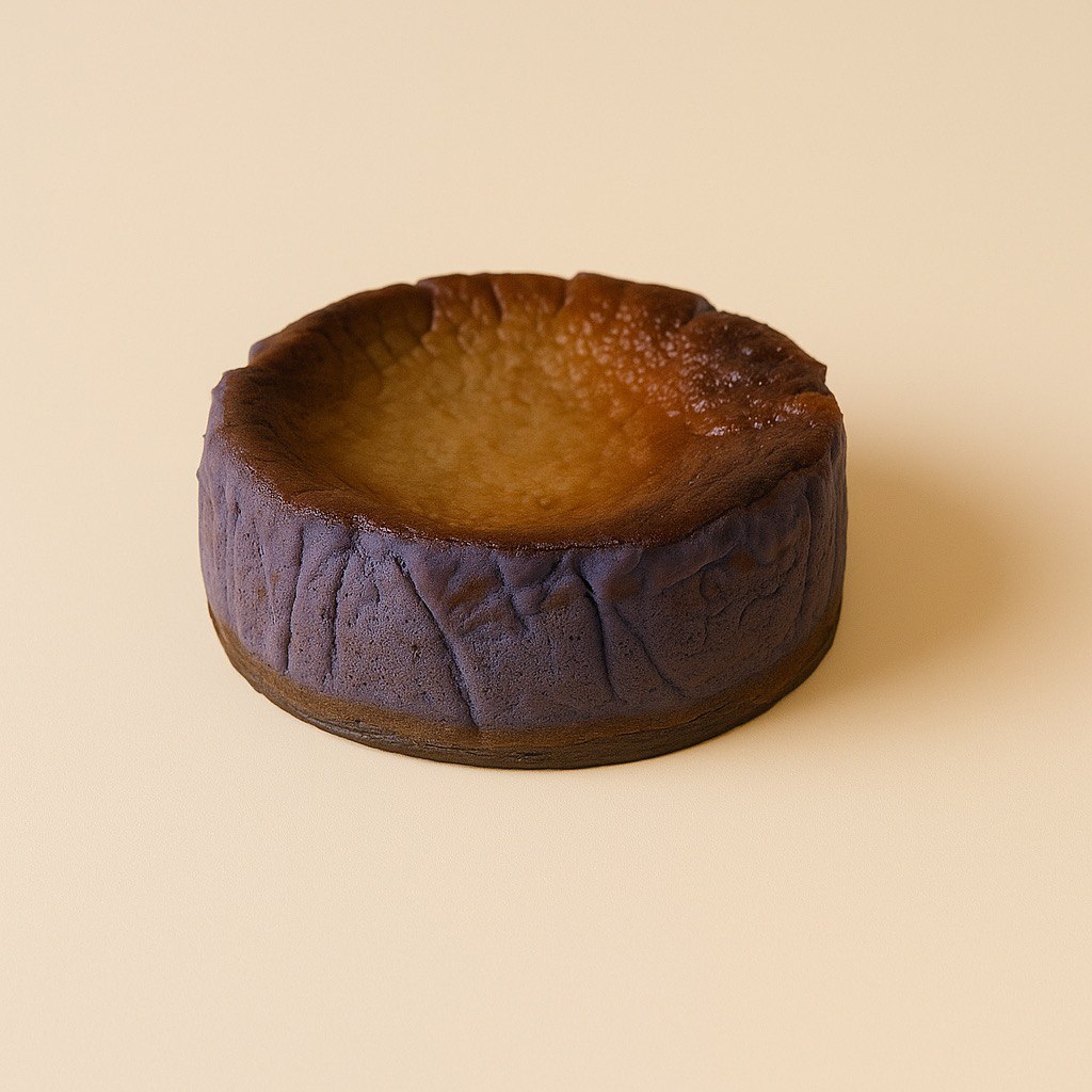 Ube Burnt Basque Cheesecake