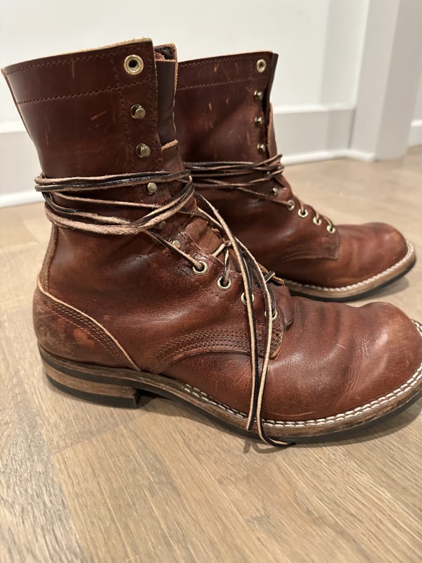 Nicks Robert boots Italian cypress brown leather