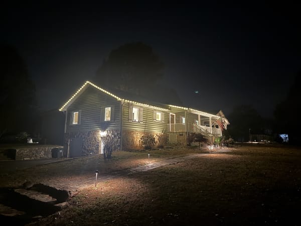 Christmas lights home decoration