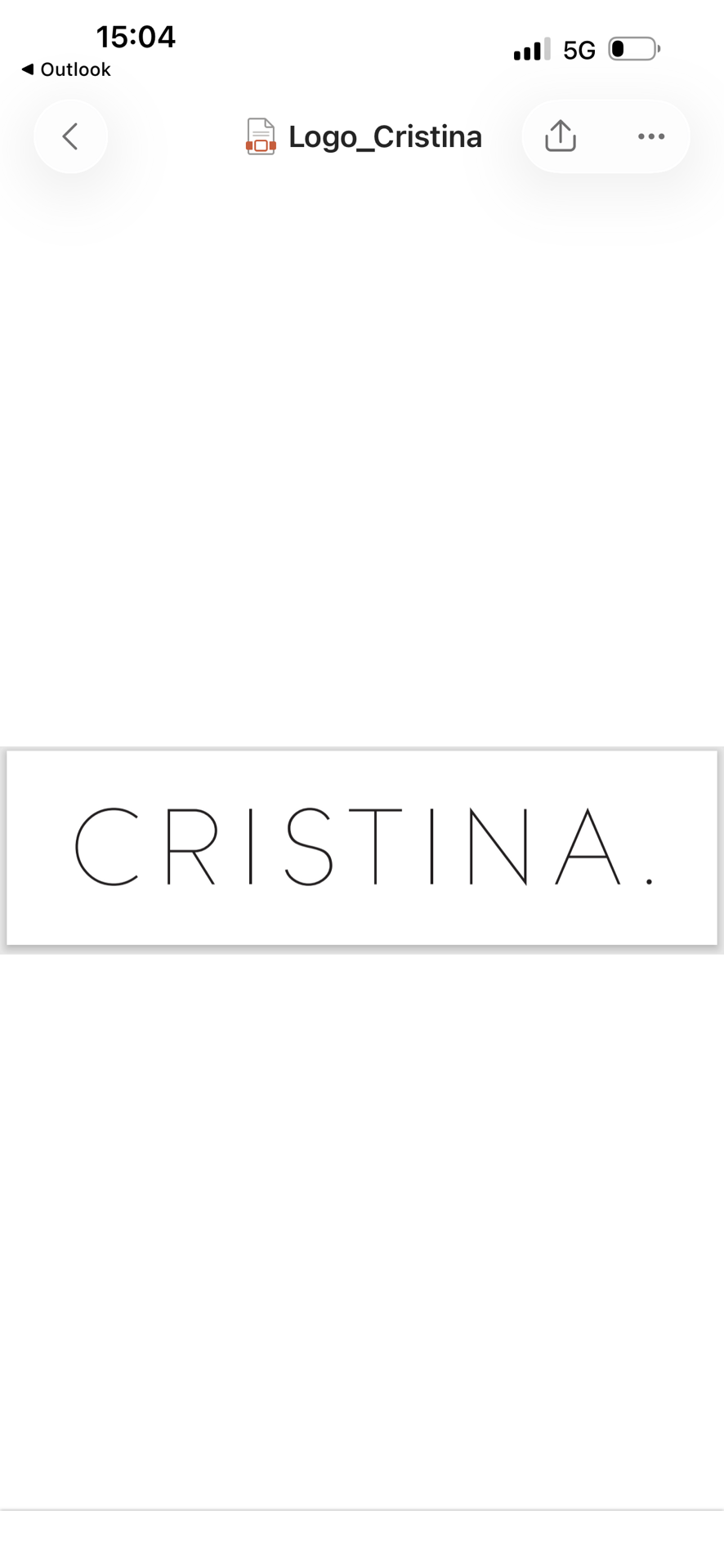 C R I S T I N A .