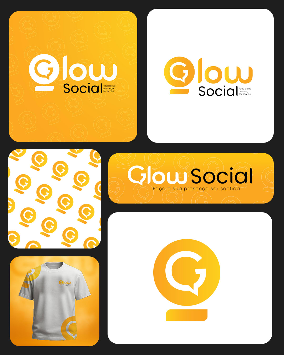 Glow Social - Branding por Figr Studio