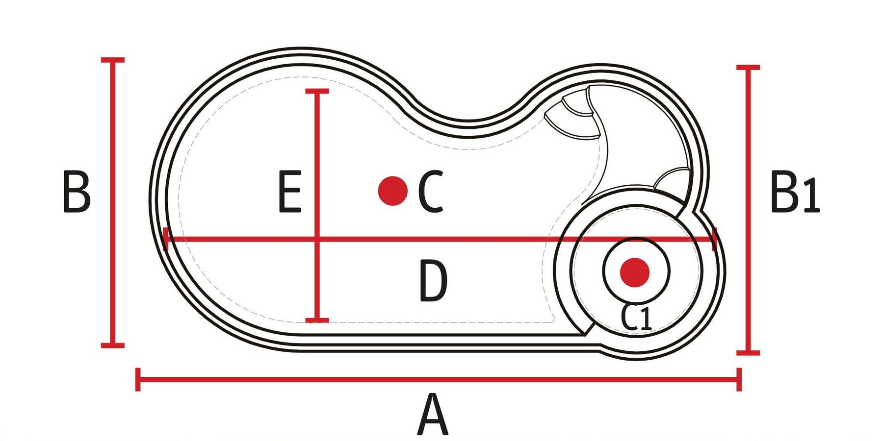 Diagrama de medidas - Linha Infinity