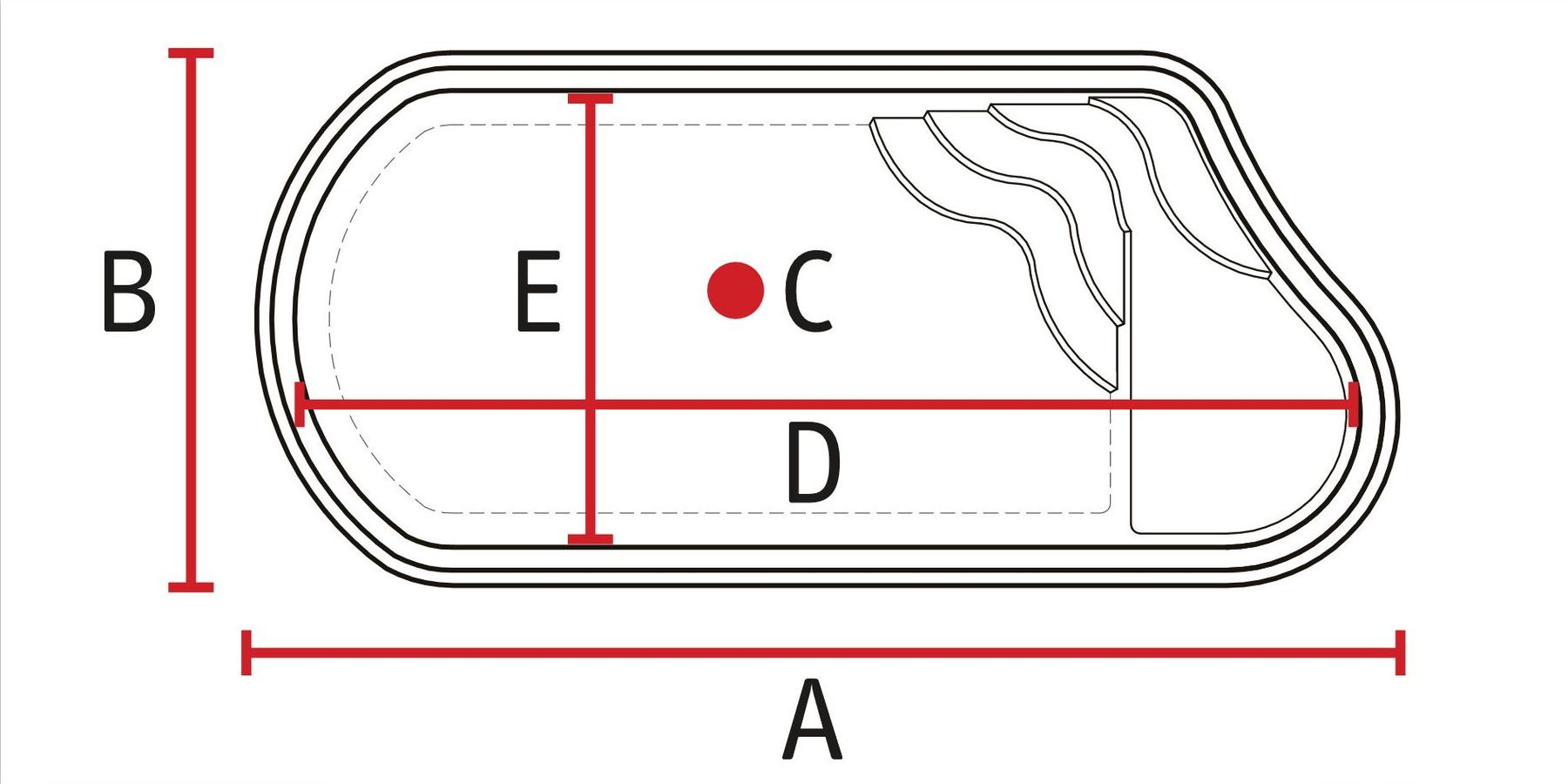 Diagrama de medidas - Linha Requinte