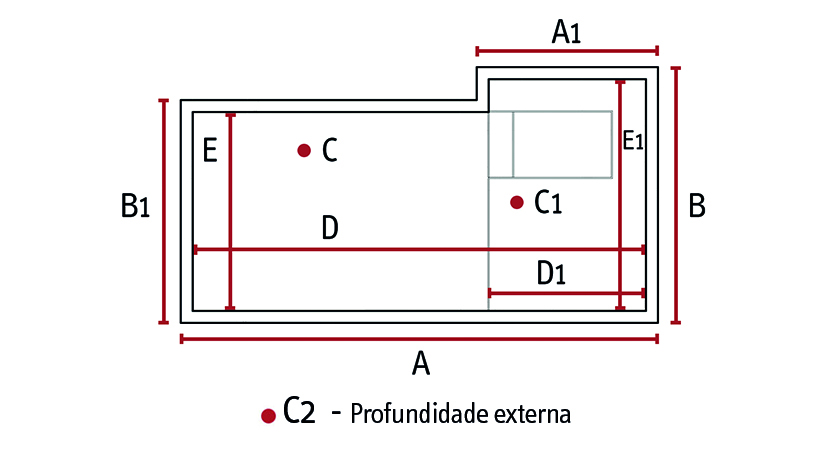 Diagrama de medidas Elegance