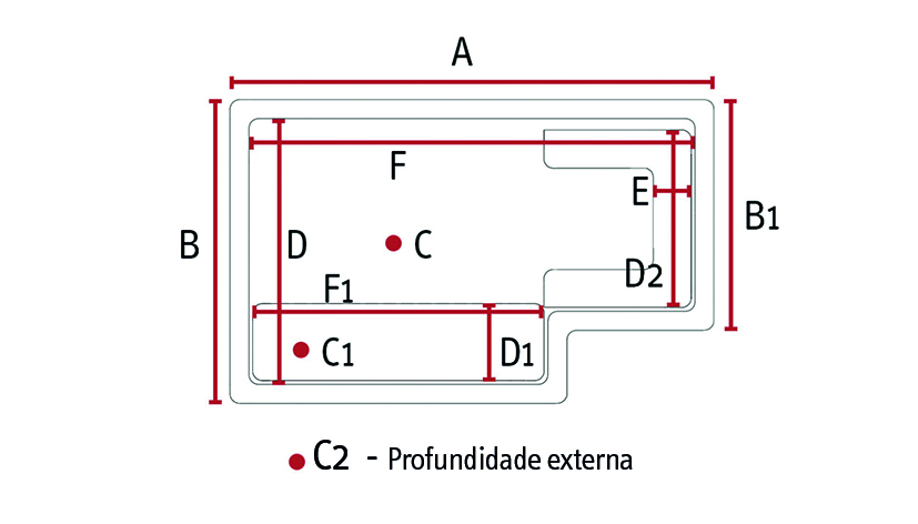 Diagrama de medidas Platinum