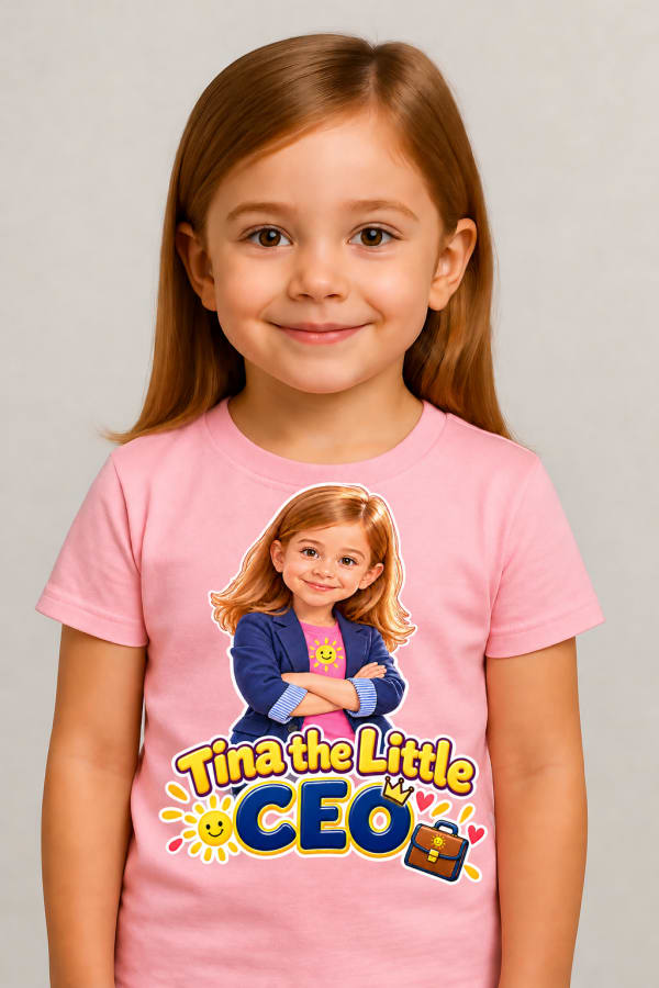 Child wearing an EVOL-N hero tee