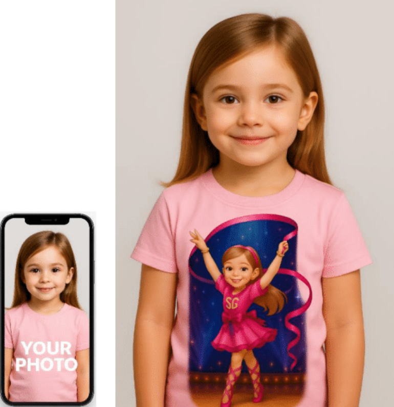 Custom Scholar Girls Tee Shirt