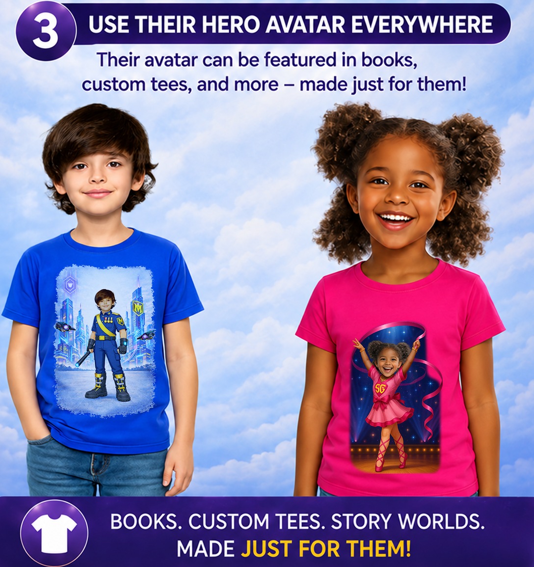 Step 3: use their hero avatar everywhere