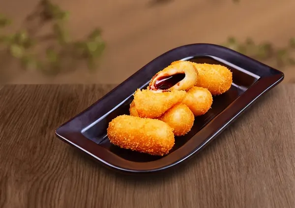 Bánh Gạo Nếp Nhân Đường Đỏ Tan Chảy