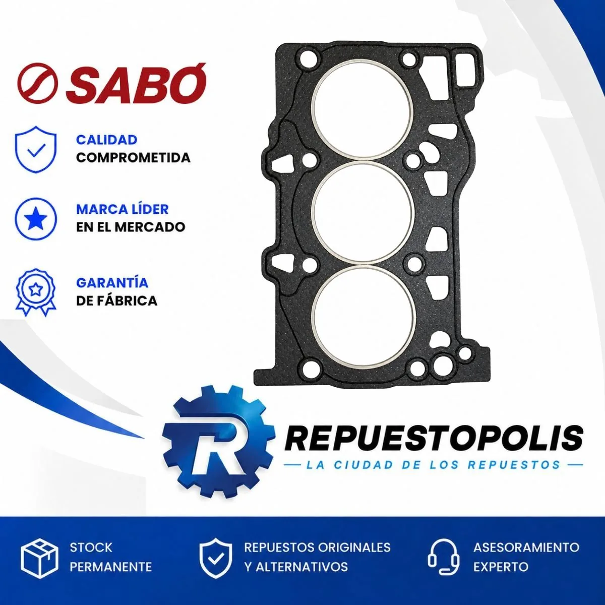 Junta de Tapa de Cilindros para Volkswagen Up! - SABO