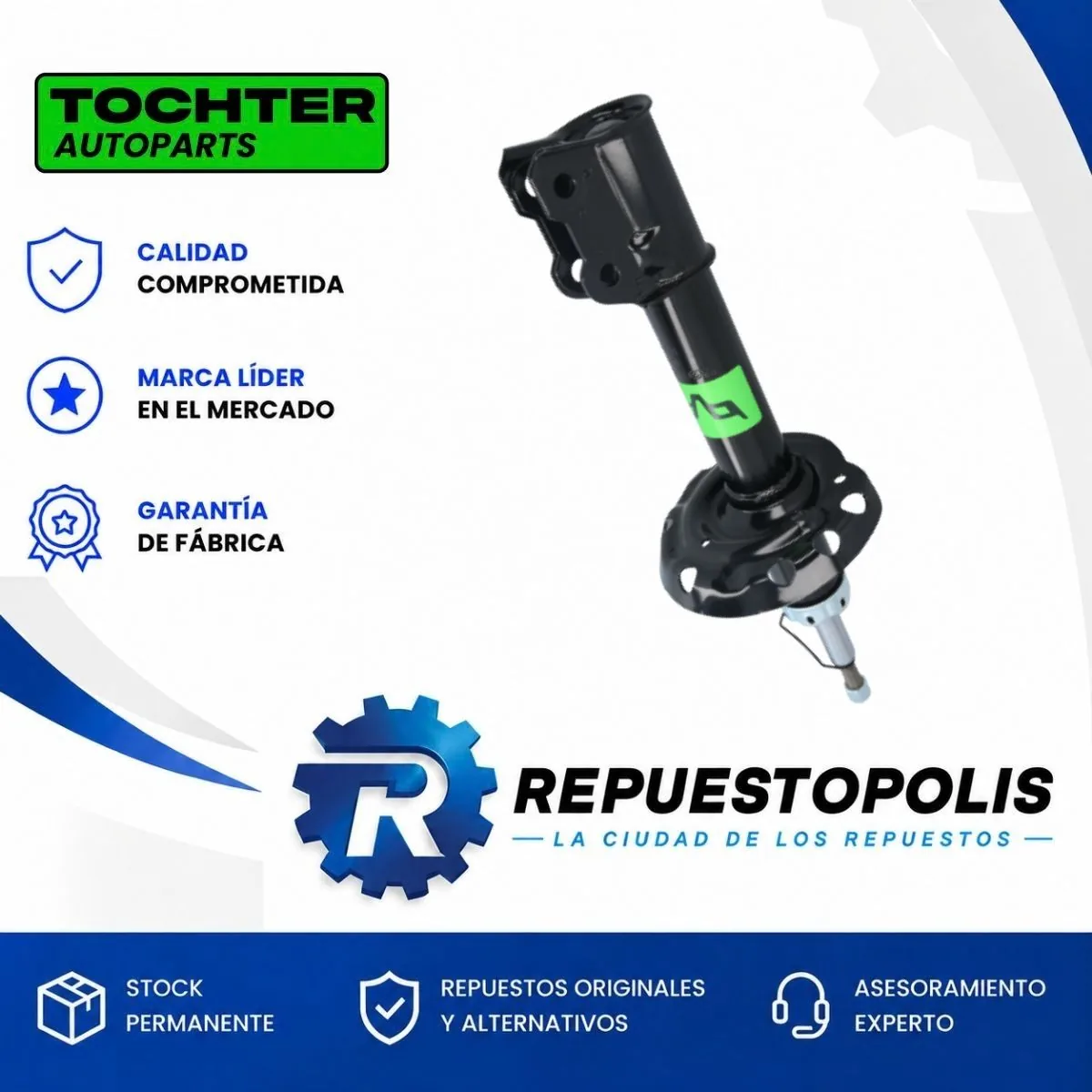 Amortiguador Delantero para Chevrolet Agile 09/17 - TOCHTER