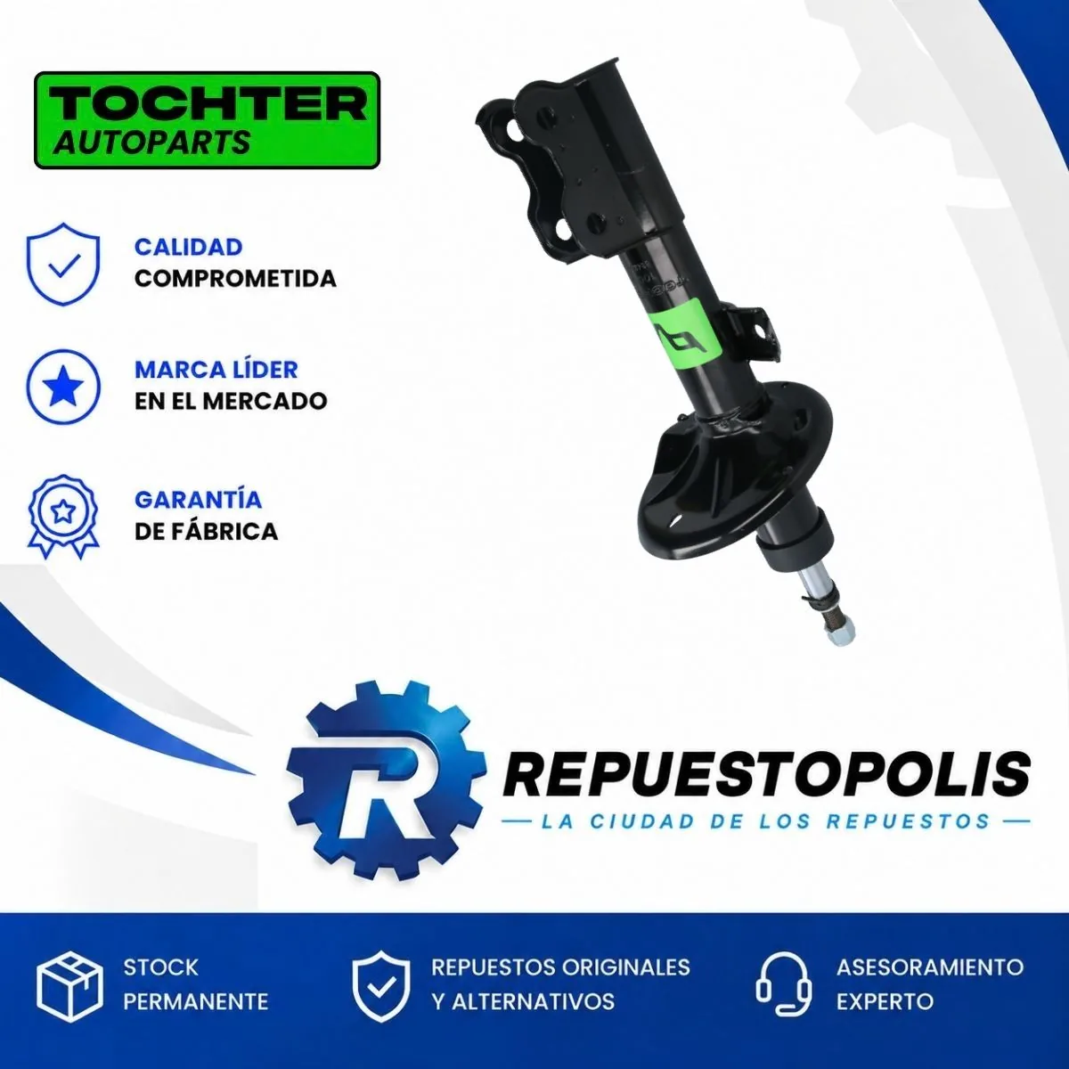 Amortiguador Delantero Derecho para Chevrolet Aveo - TOCHTER