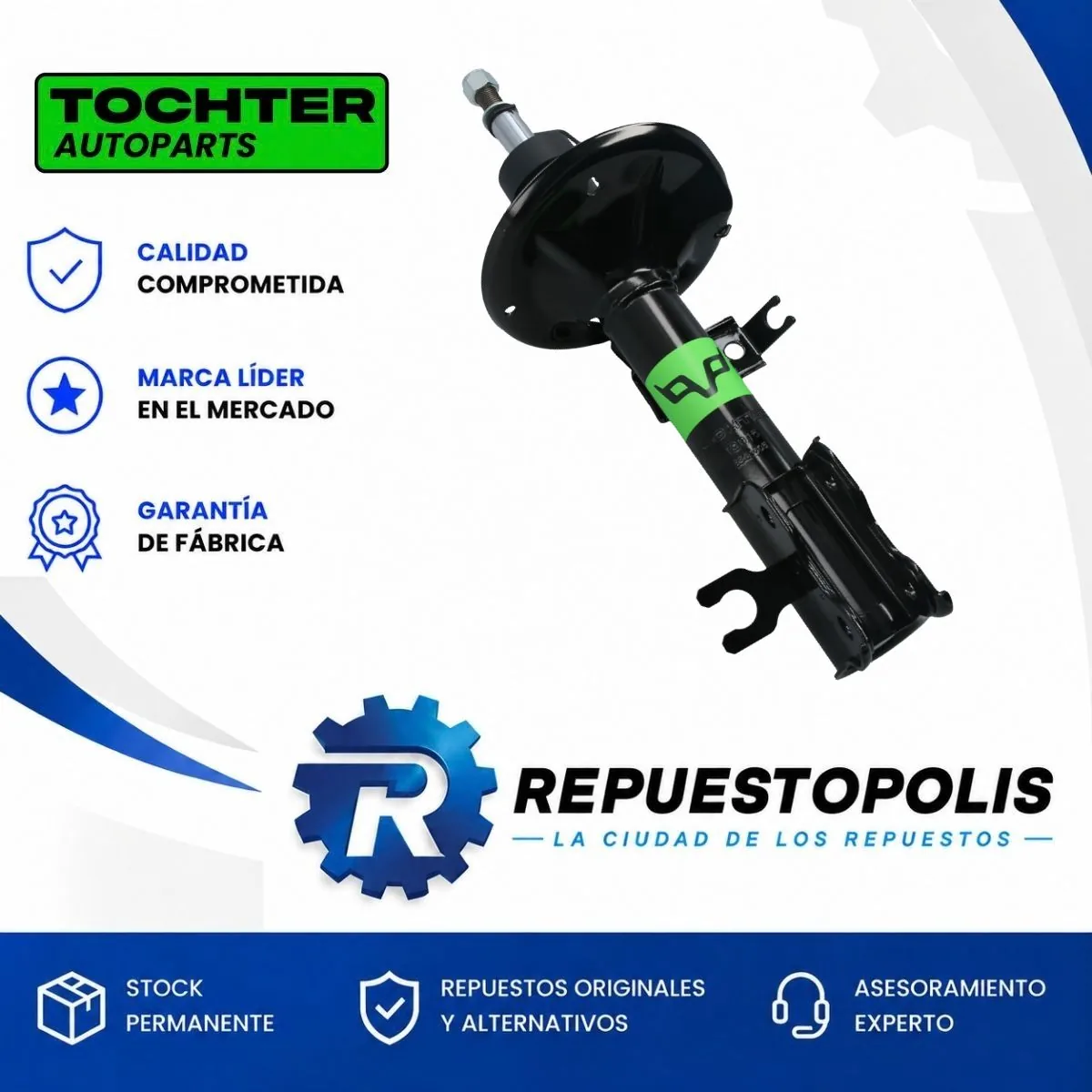 Amortiguador Delantero Izquierdo Chevrolet Aveo - TOCHTER