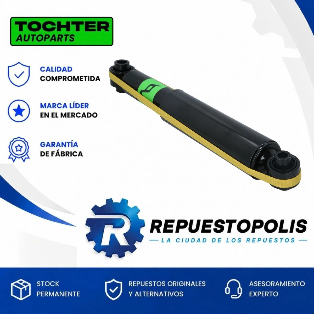 Amortiguador Trasero para Citroën C3 03/12 - TOCHTER
