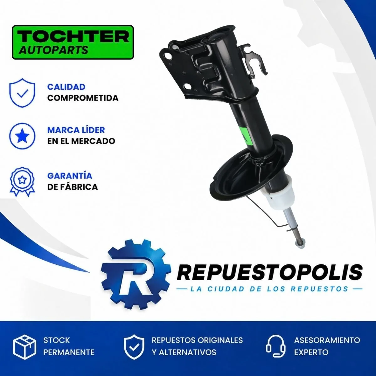 Amortiguador Delantero Fiat Palio y Siena 96/00 - TOCHTER