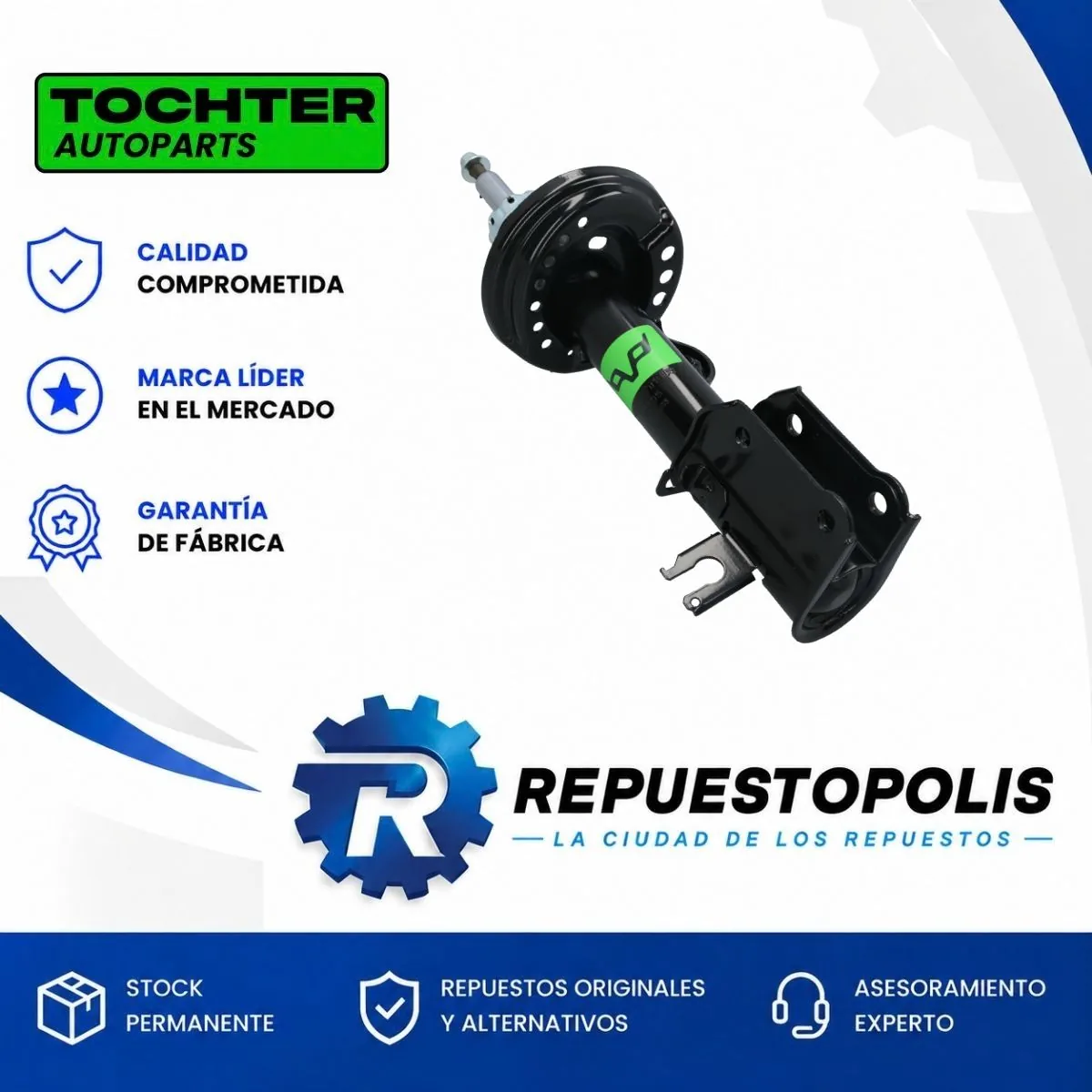Amortiguador Delantero Izquierdo Fiat Toro - TOCHTER 10105