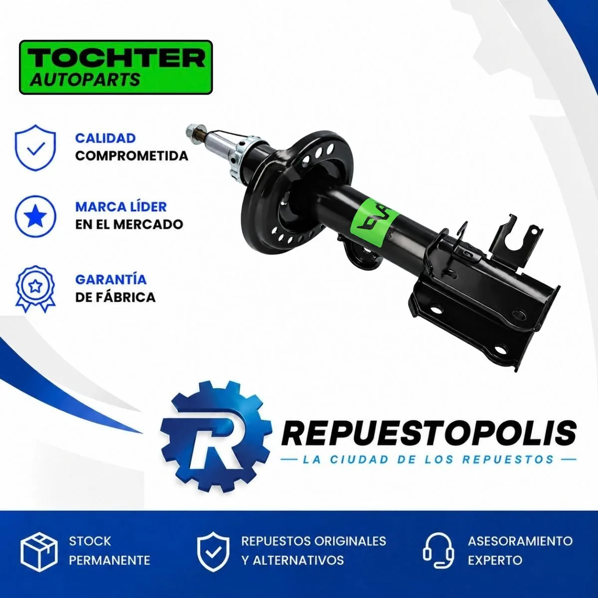 Amortiguador Delantero Derecho Fiat Toro 16/.. - TOCHTER