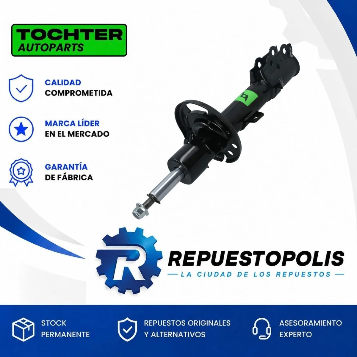 Amortiguador Delantero Derecho Ford Ecosport 12/22 - TOCHTER