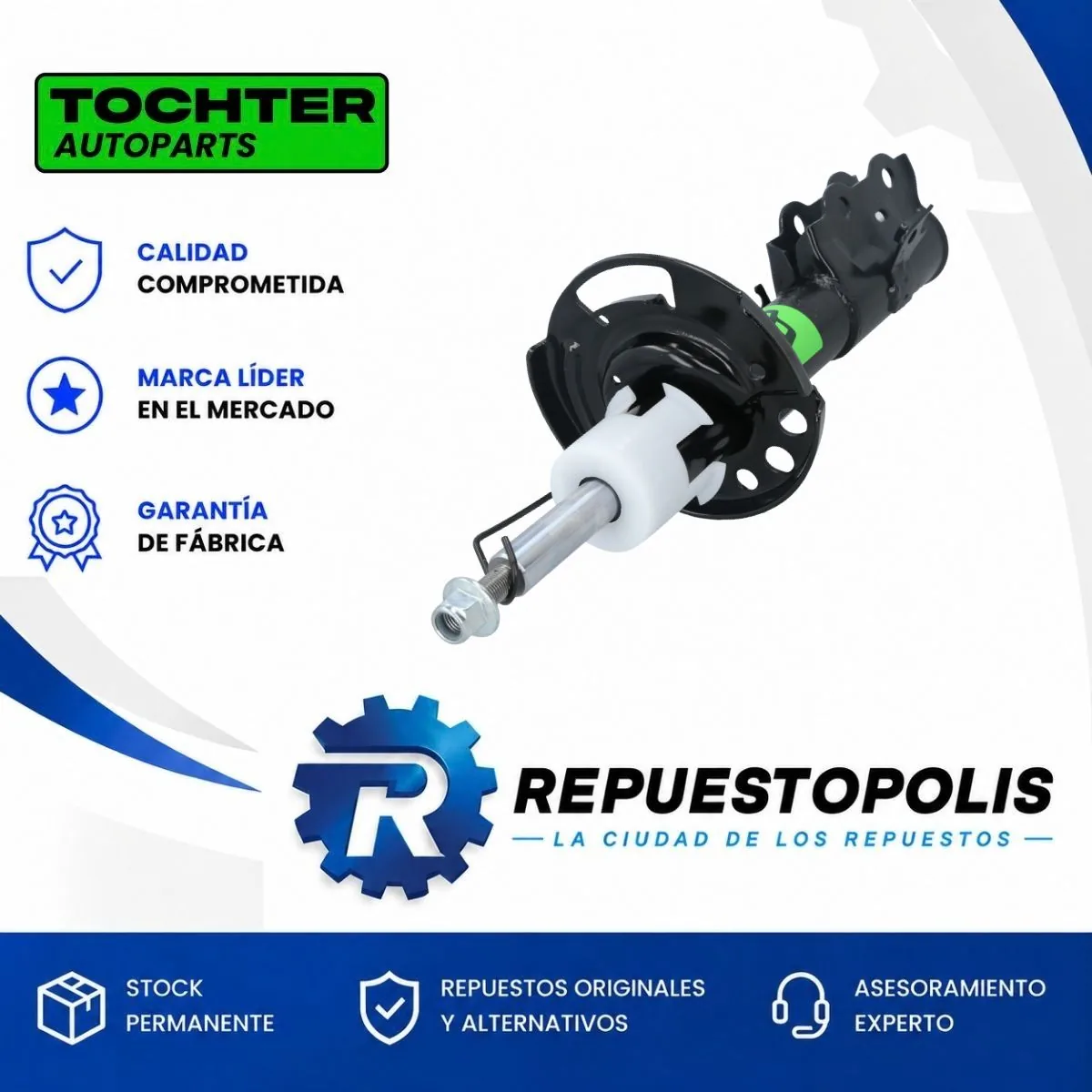 Amortiguador Delantero Izquierdo Ford Fiesta Kinetic