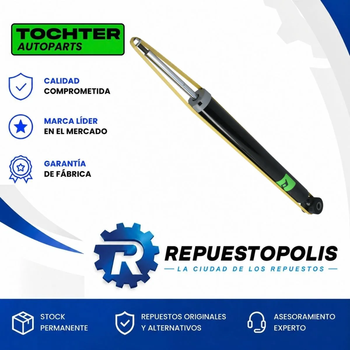 Amortiguador Trasero Ford Fiesta Kinetic 11/20 - TOCHTER
