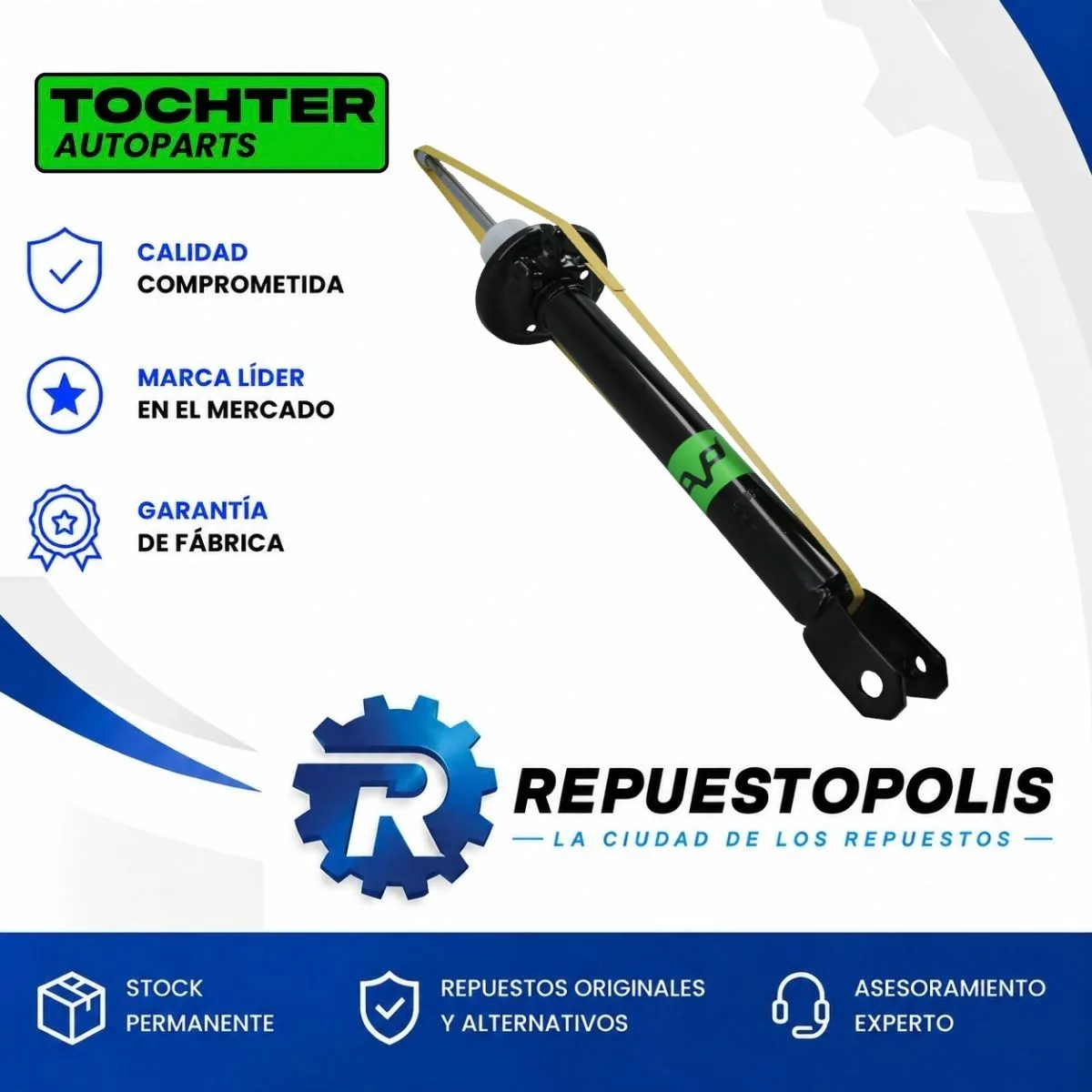 Amortiguador Trasero para Ford KA 97/07 - TOCHTER