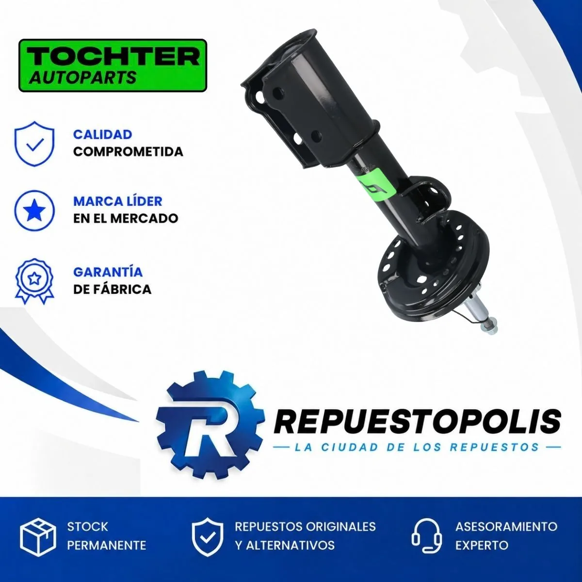 Amortiguador Trasero Derecho Jeep Renegade 4X2 - TOCHTER