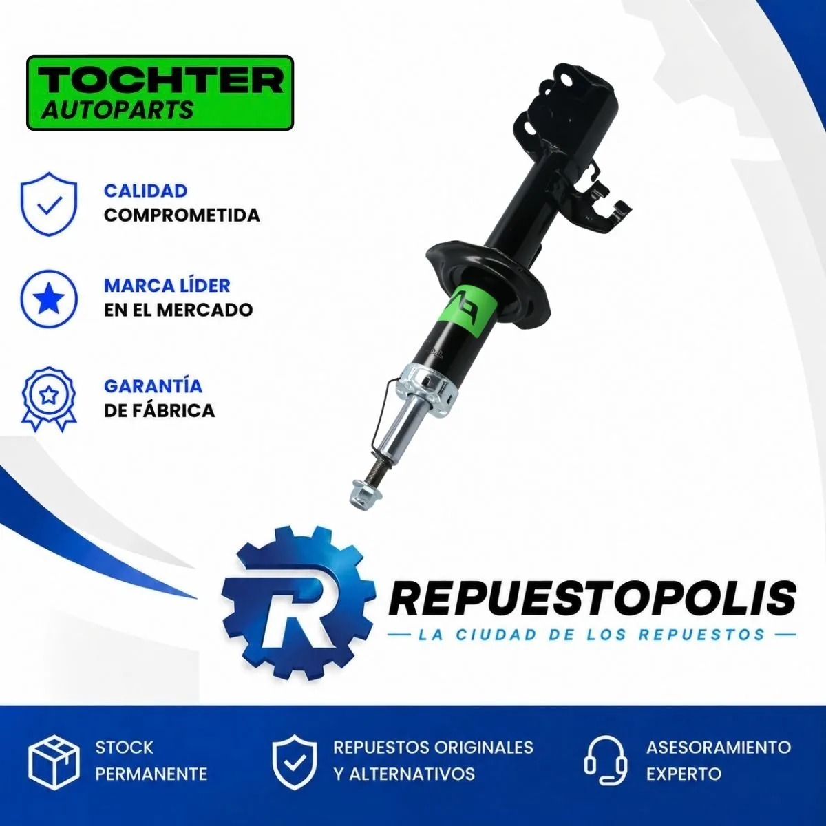 Amortiguador Delantero Izquierdo para Nissan Kicks - TOCHTER